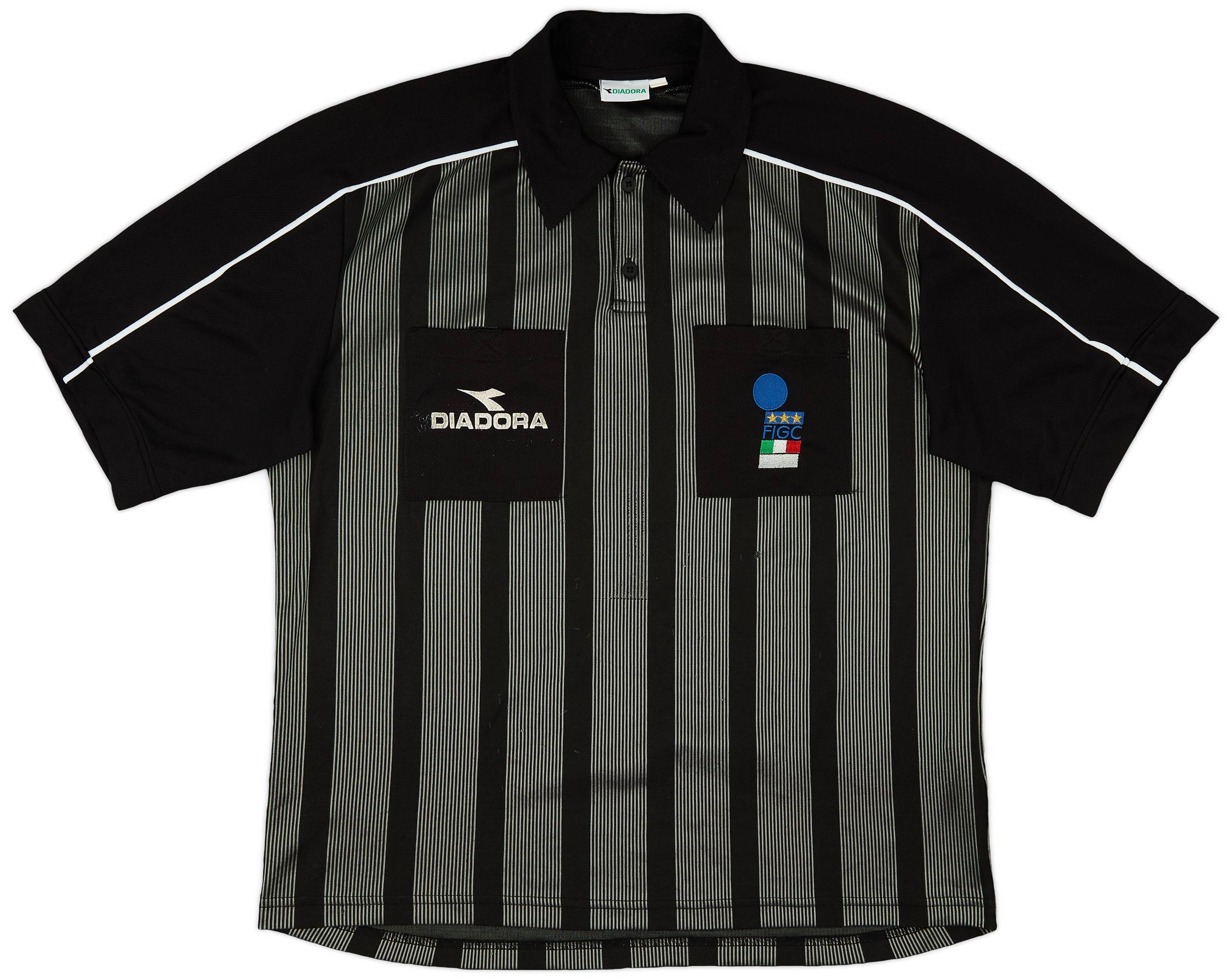 1990s Italy FIGC Diadora Referee Shirt - 4/10 - (XXL)