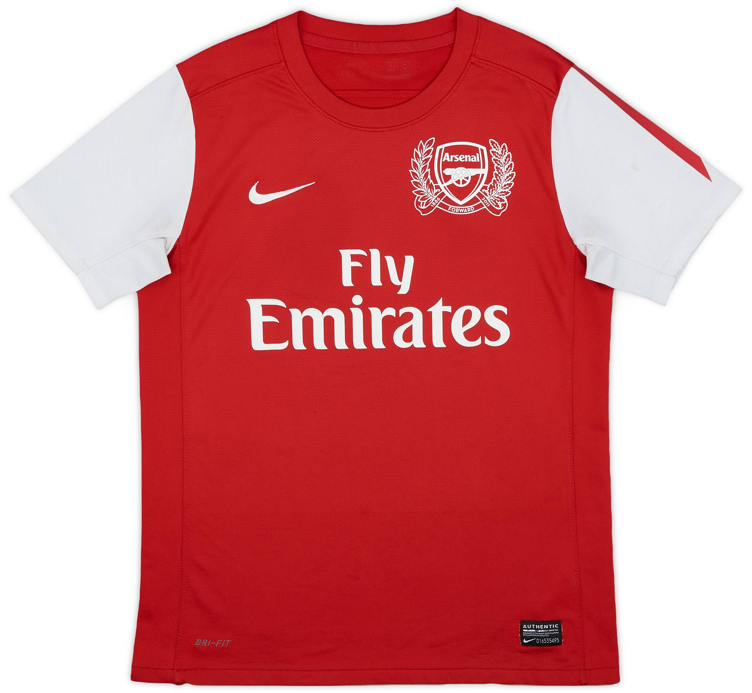 2011-12 Arsenal Home Shirt - 5/10 - (L.Boys)