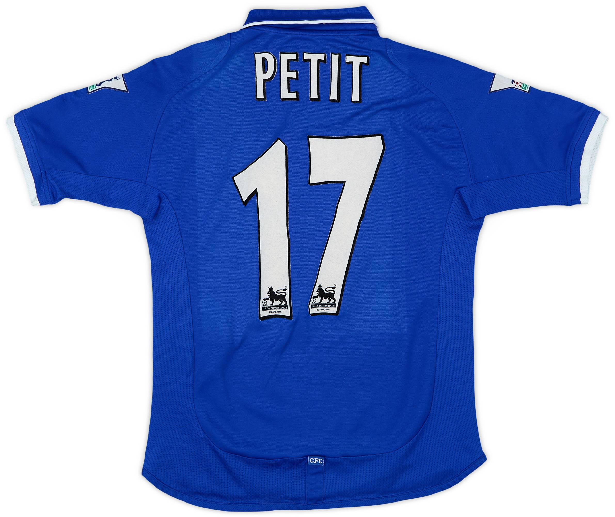 Chelsea FC Petit 17 サッカーシャツ 2001-03 Chelsea Home Shirt Petit #17 - 8/10 - (S.Boys)
