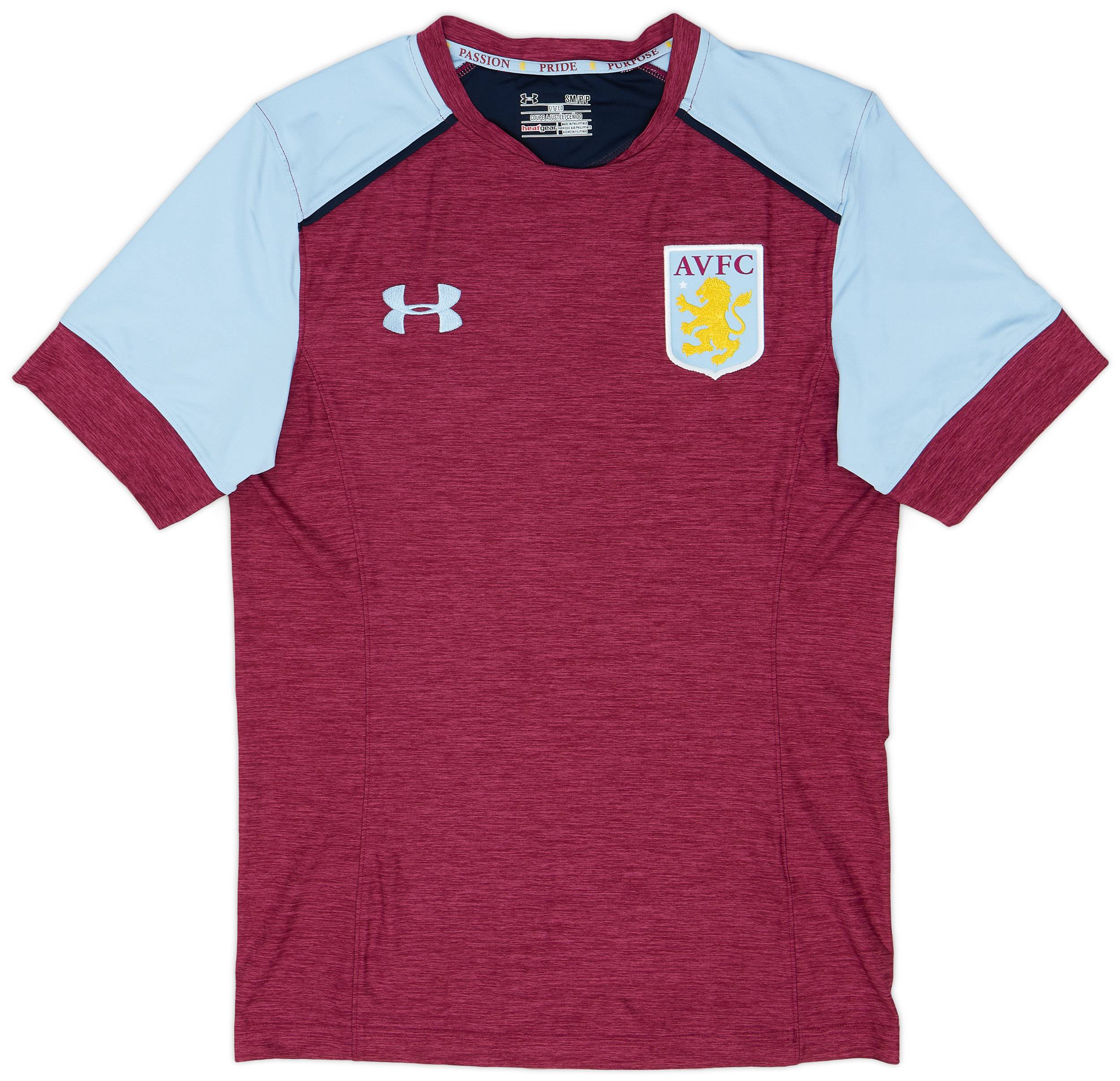 2016-17 Aston Villa Under Armour Training shirt - 9/10 - (S)