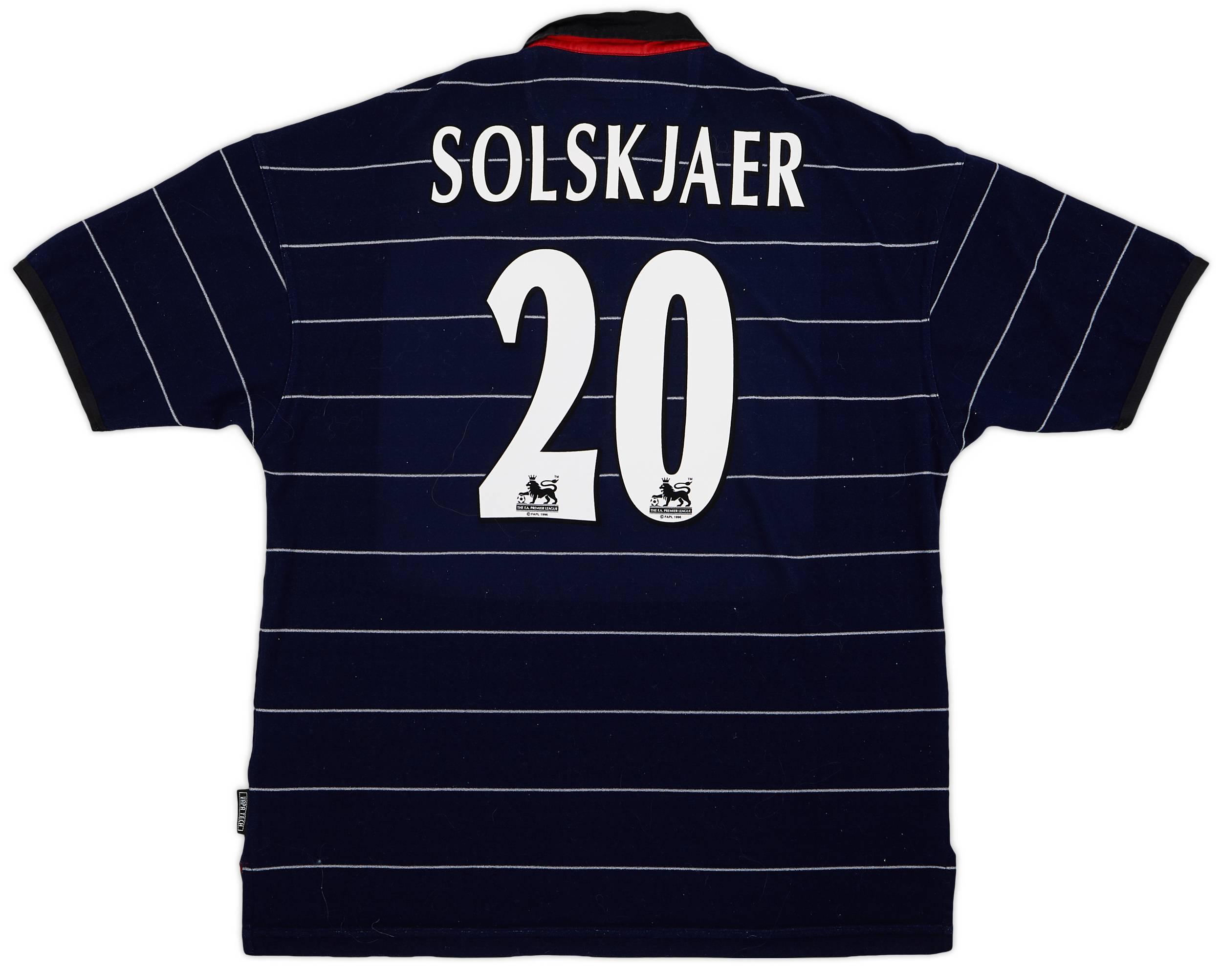 1999-00 Manchester United Away Shirt Solskjaer #20 - 8/10 - (XL)