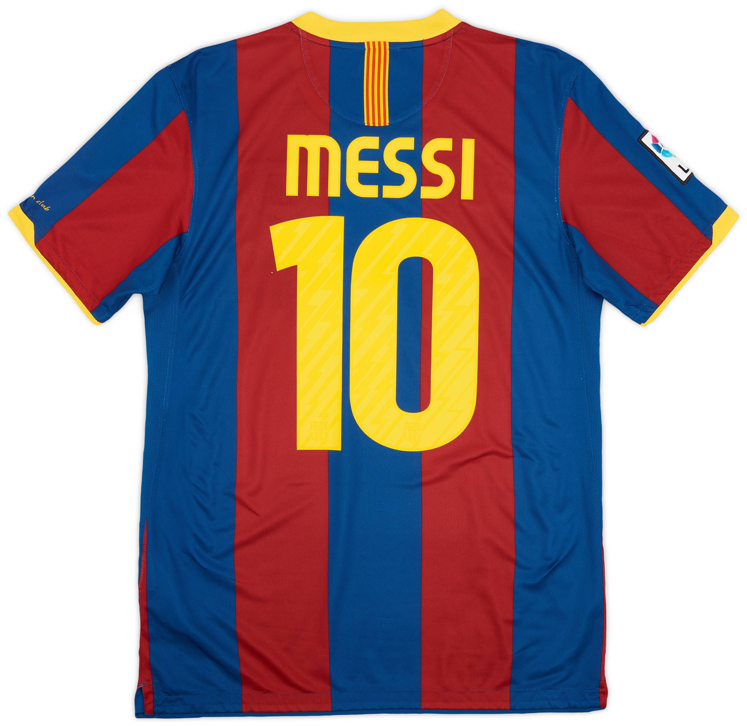 2010 11 Barcelona Home Shirt Messi 10 4 10 M