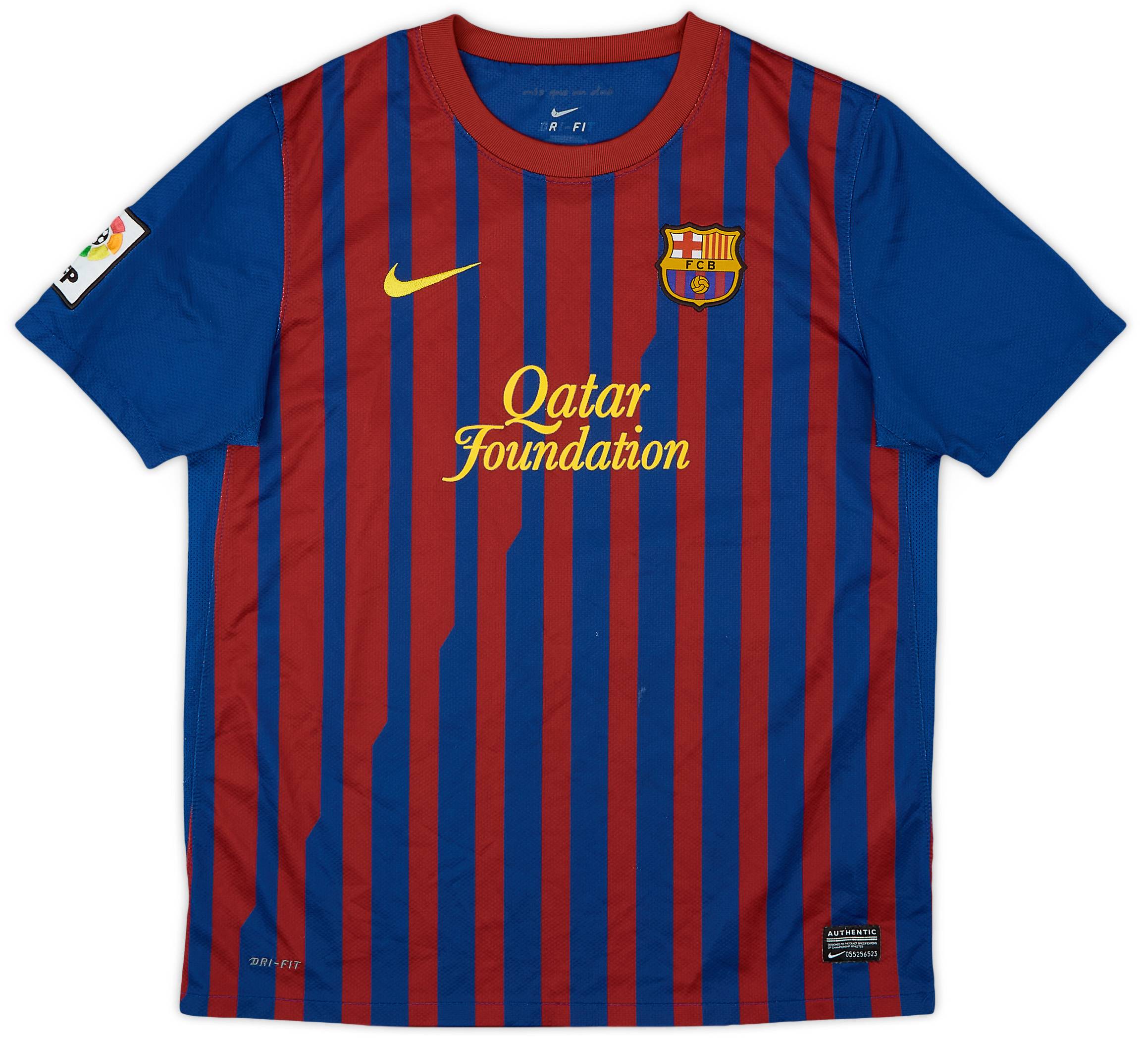 FC Barcelona シャツ XL 2011-12 Barcelona Home Shirt - 7/10 - (XL.Boys)