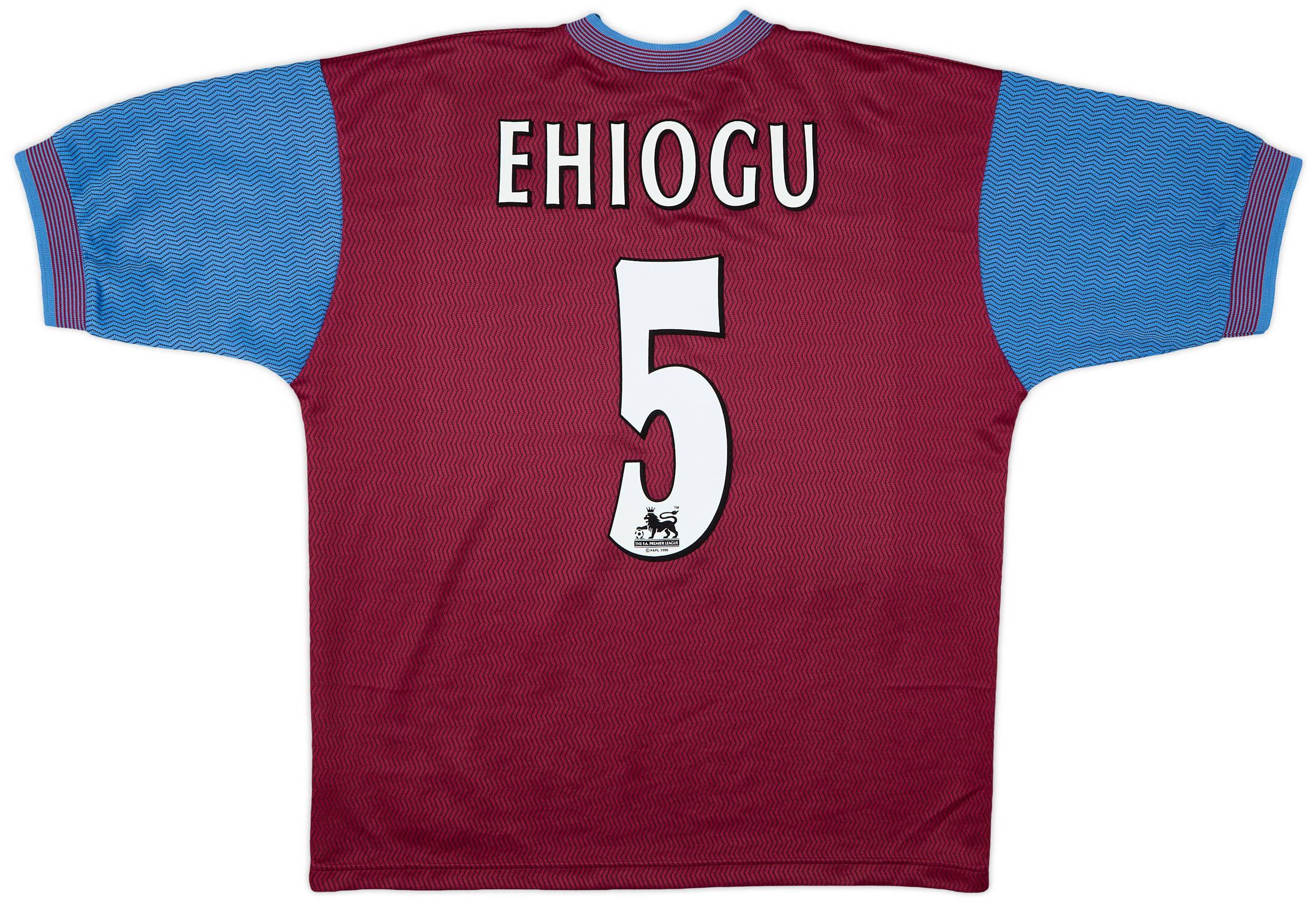 1997-98 Aston Villa Home Shirt Ehiogu #5 - 9/10 - (L)
