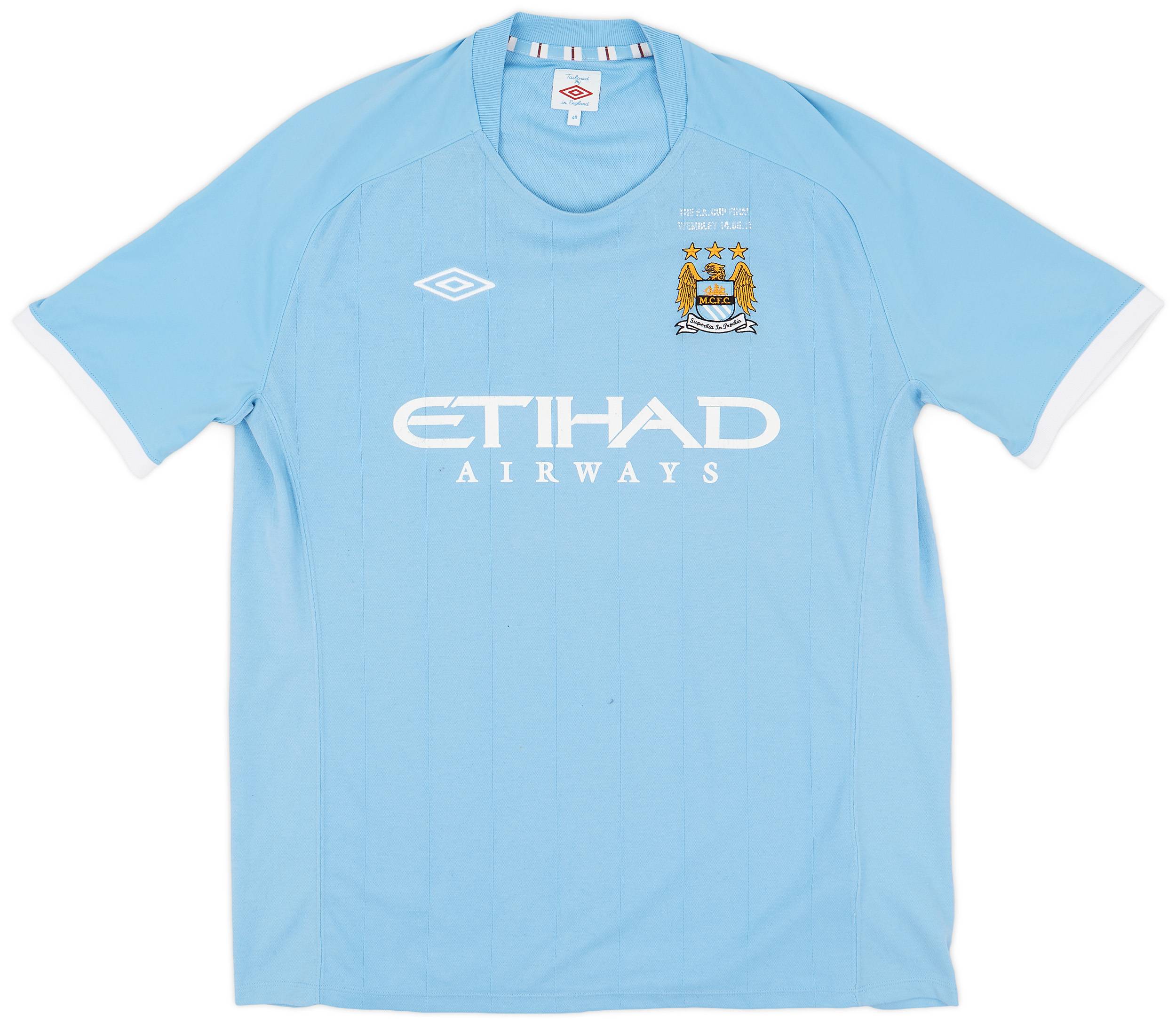 2010-11 Manchester City &#039;FA Cup Final&#039; Home Shirt - 6/10 - (XXL)