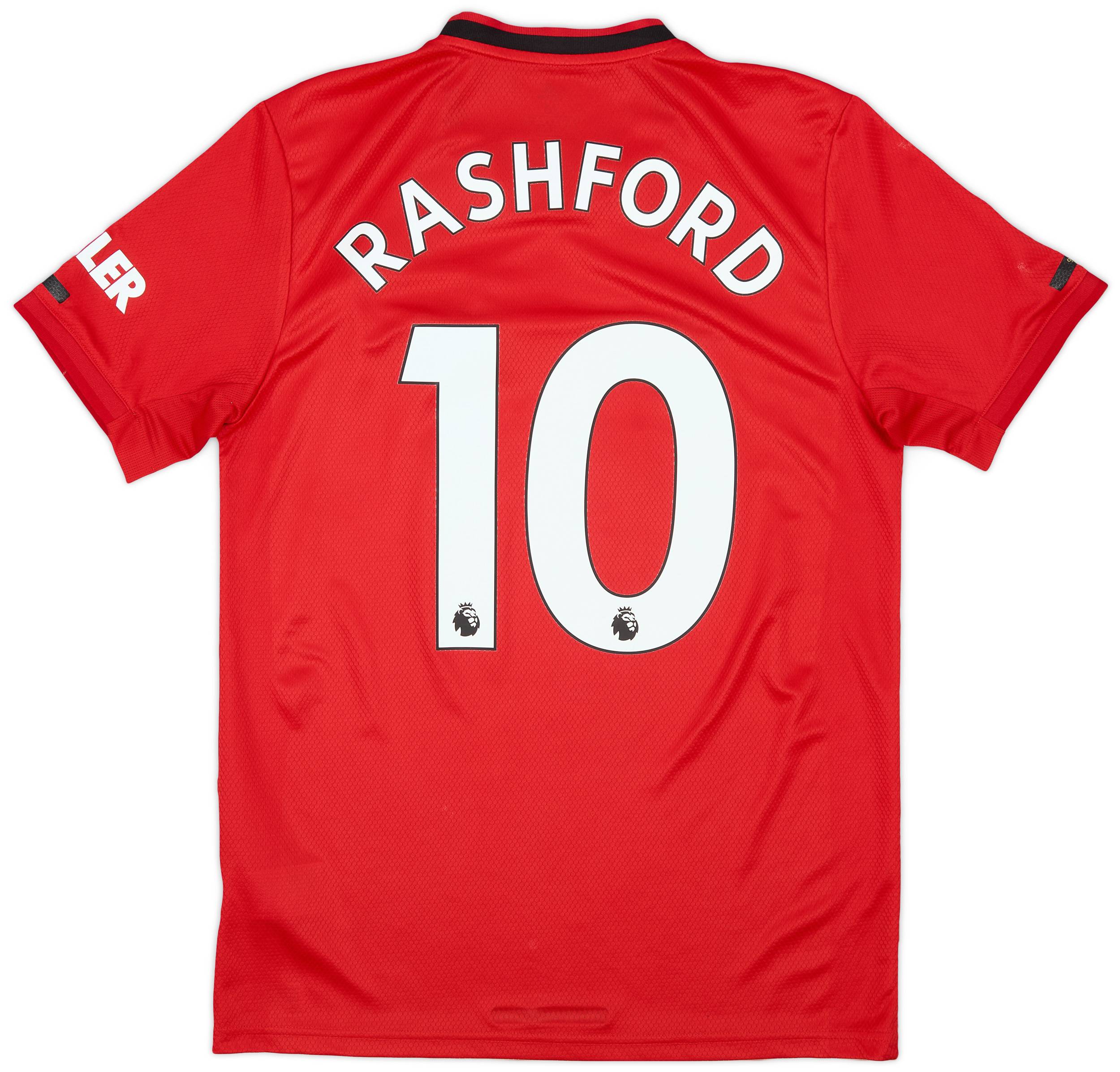 2019-20 Manchester United Home Shirt Rashford #10 - 8/10 - (M)