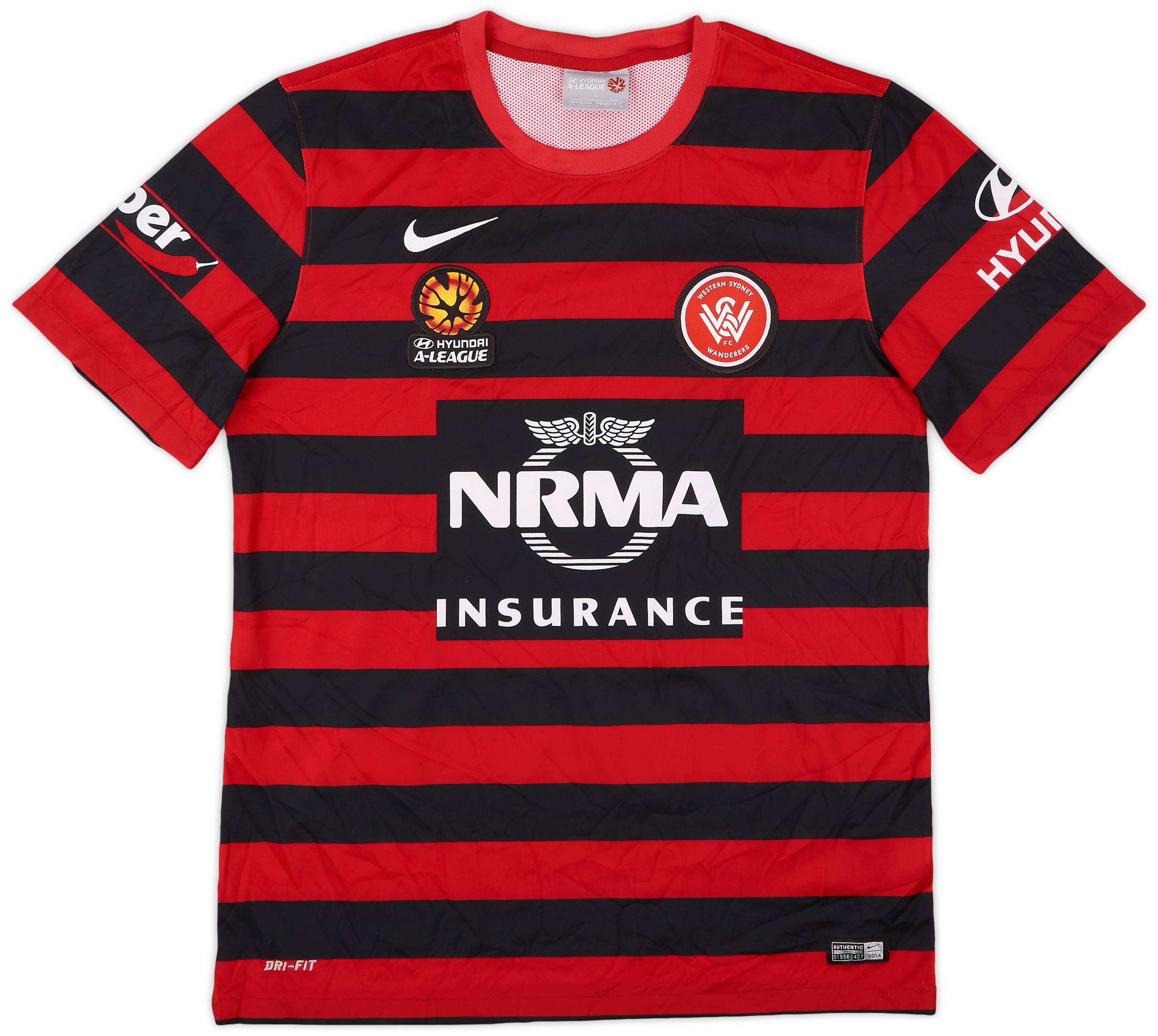 2014-15 Western Sydney Wanderers Home Shirt - 9/10 - (L)