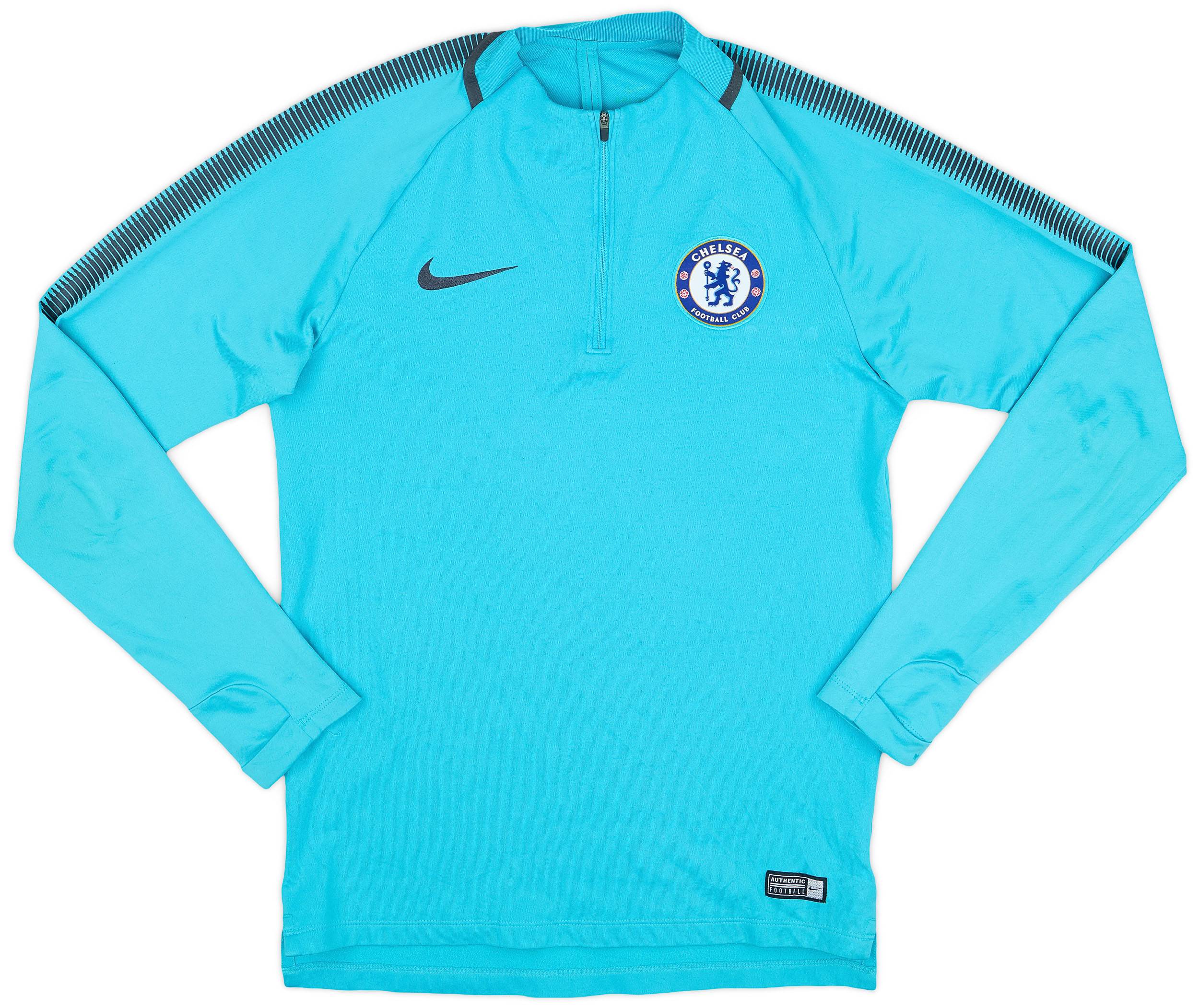 2017-18 Chelsea Nike 1/4 Zip Training Top - 7/10 - (S)