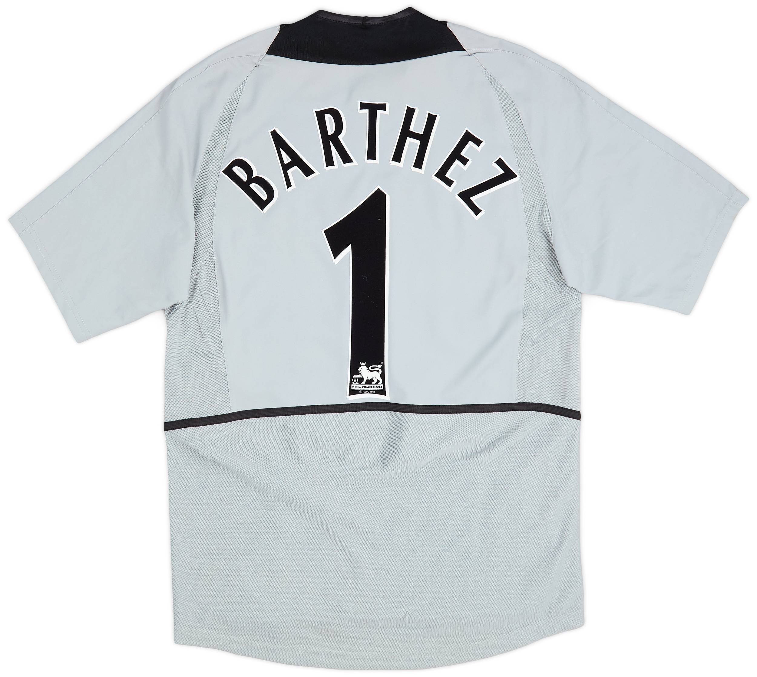 2002-04 Manchester United GK S/S Shirt Barthez #1 - 8/10 - (S)