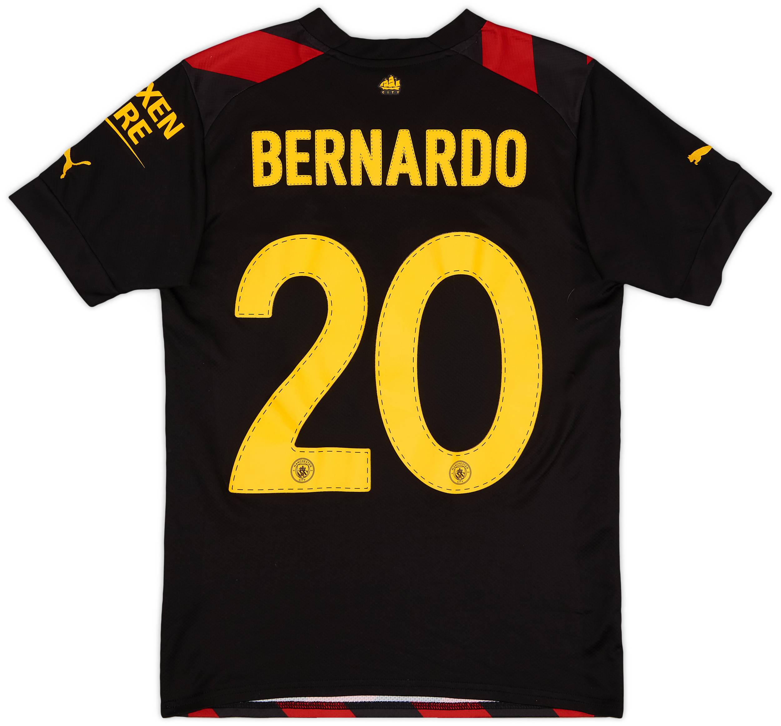 2022-23 Manchester City Away Shirt Bernardo #20 - 7/10 - (S)