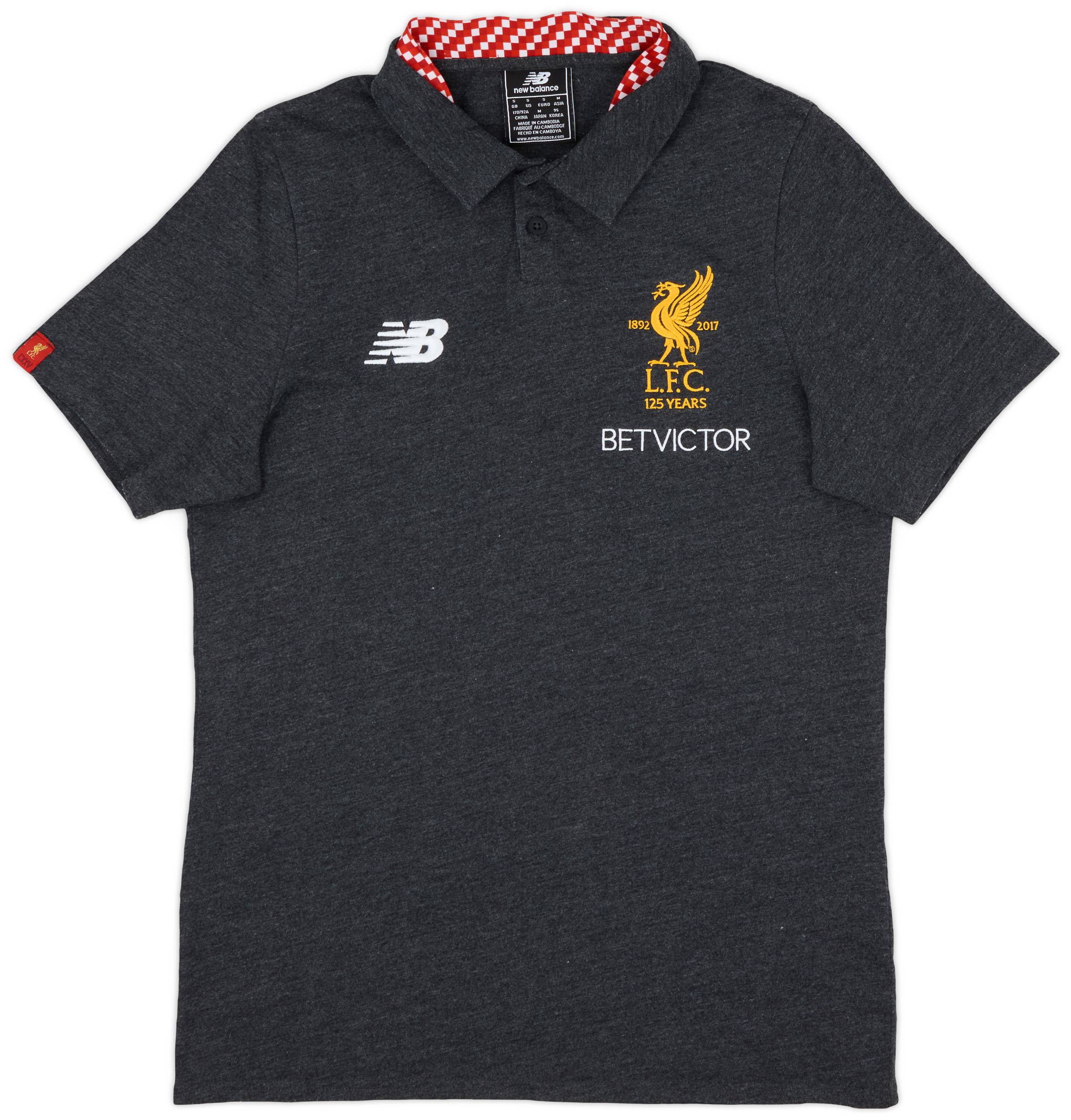 2017-18 Liverpool New Balance Polo Shirt - 8/10 - (S)