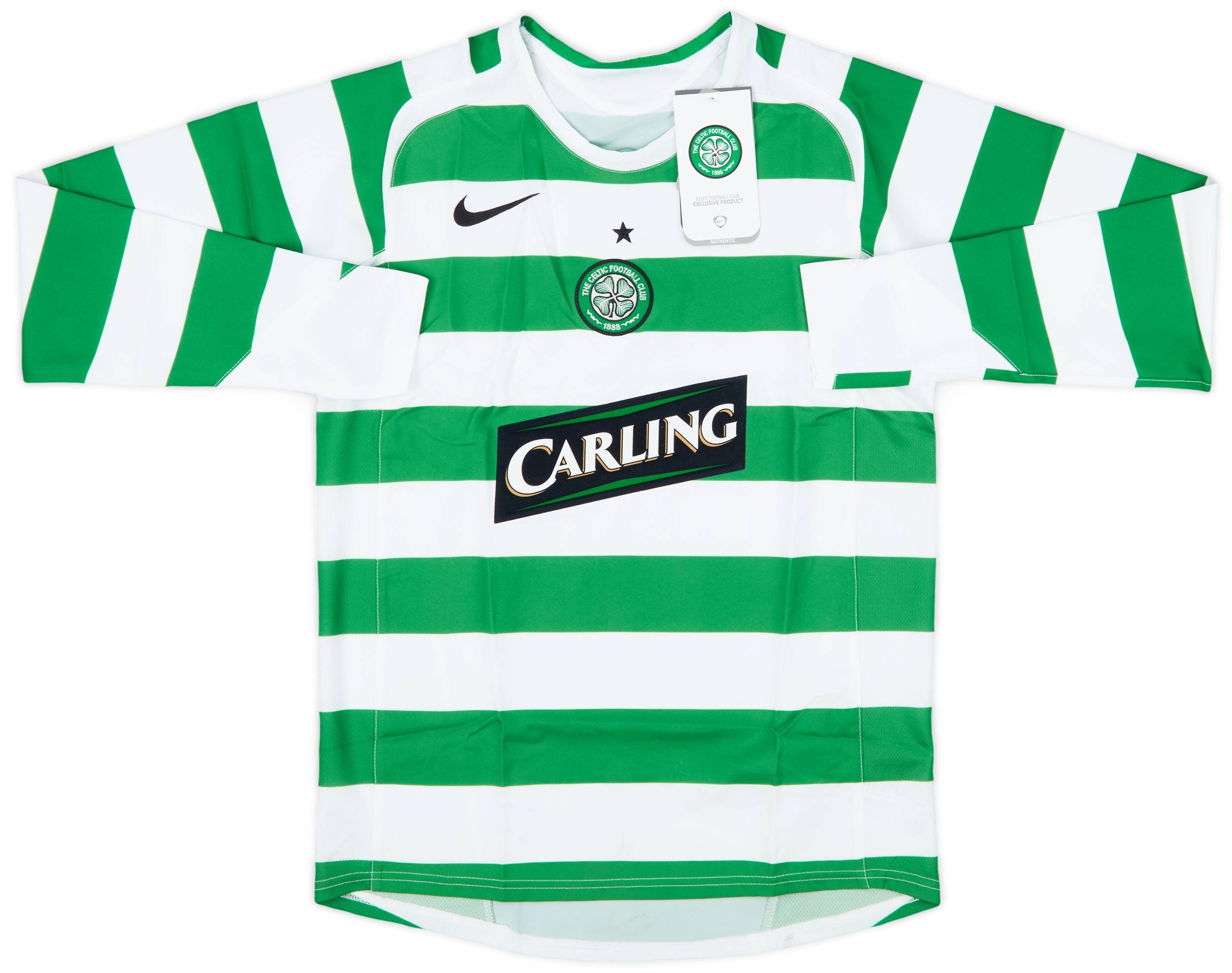 2005-07 Celtic Home L/S Shirt (L.Boys)