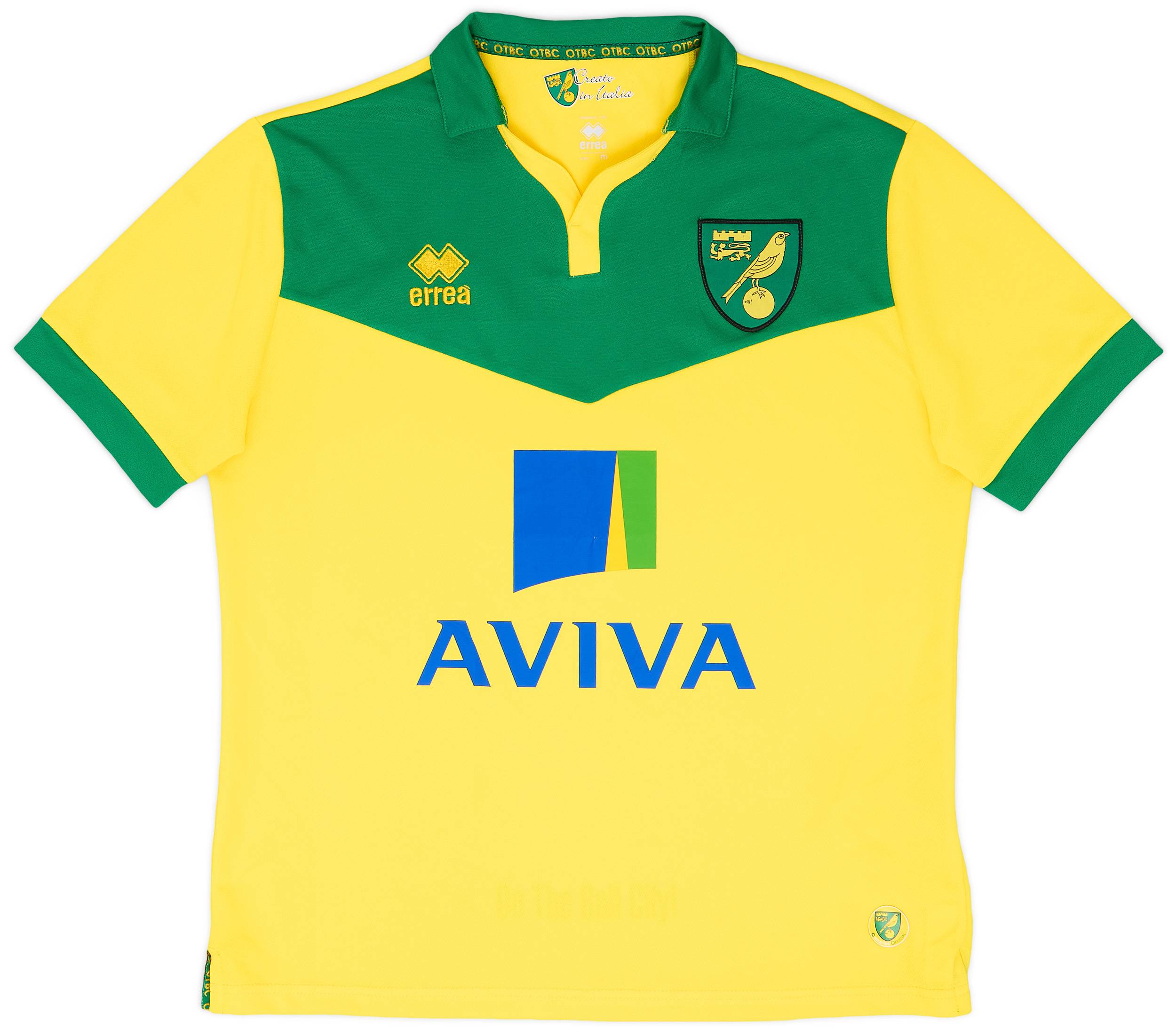 2014-15 Norwich Home Shirt - 9/10 - (M)