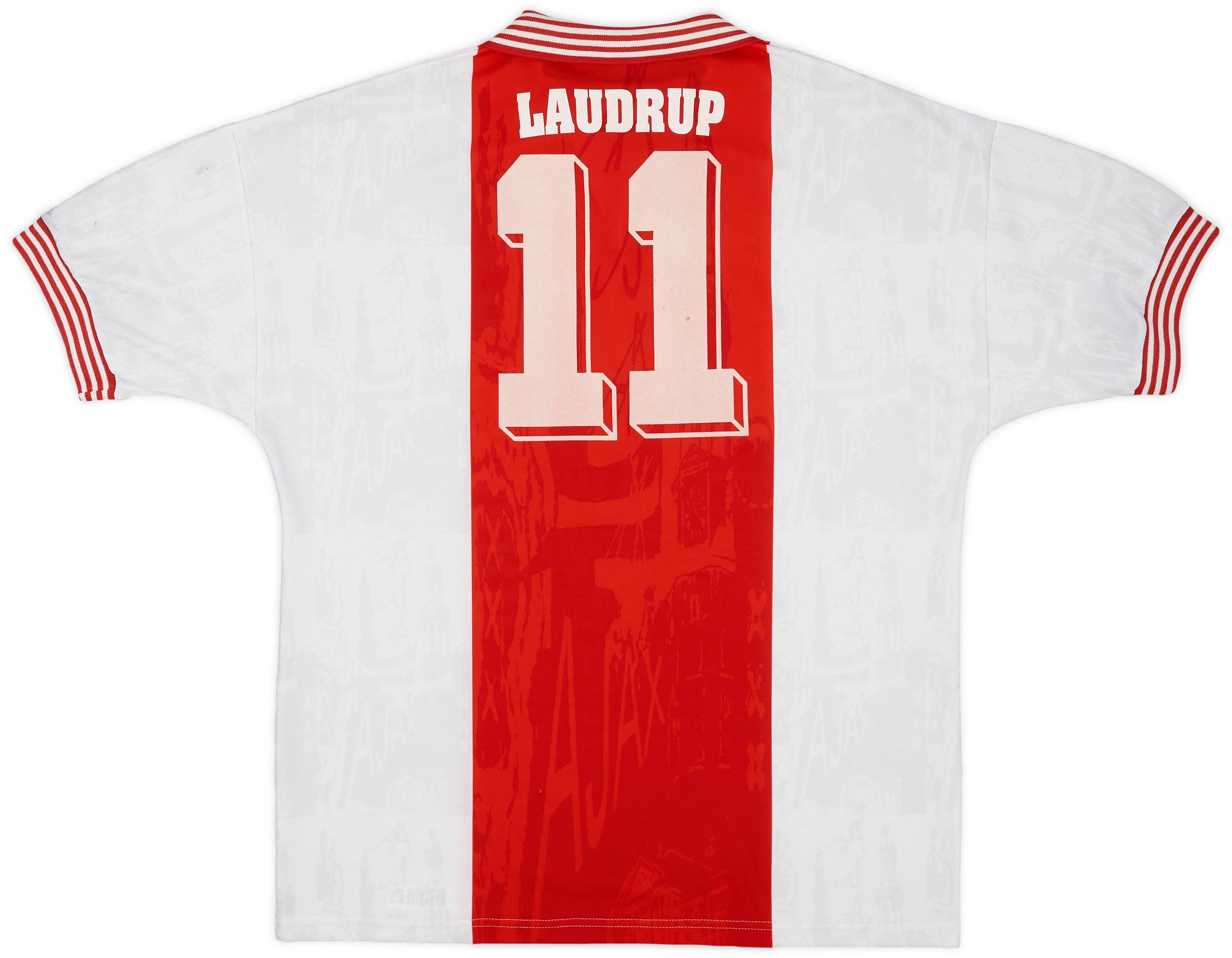 1996-97 Ajax Home Shirt Laudrup #11 - 6/10 - (XL)