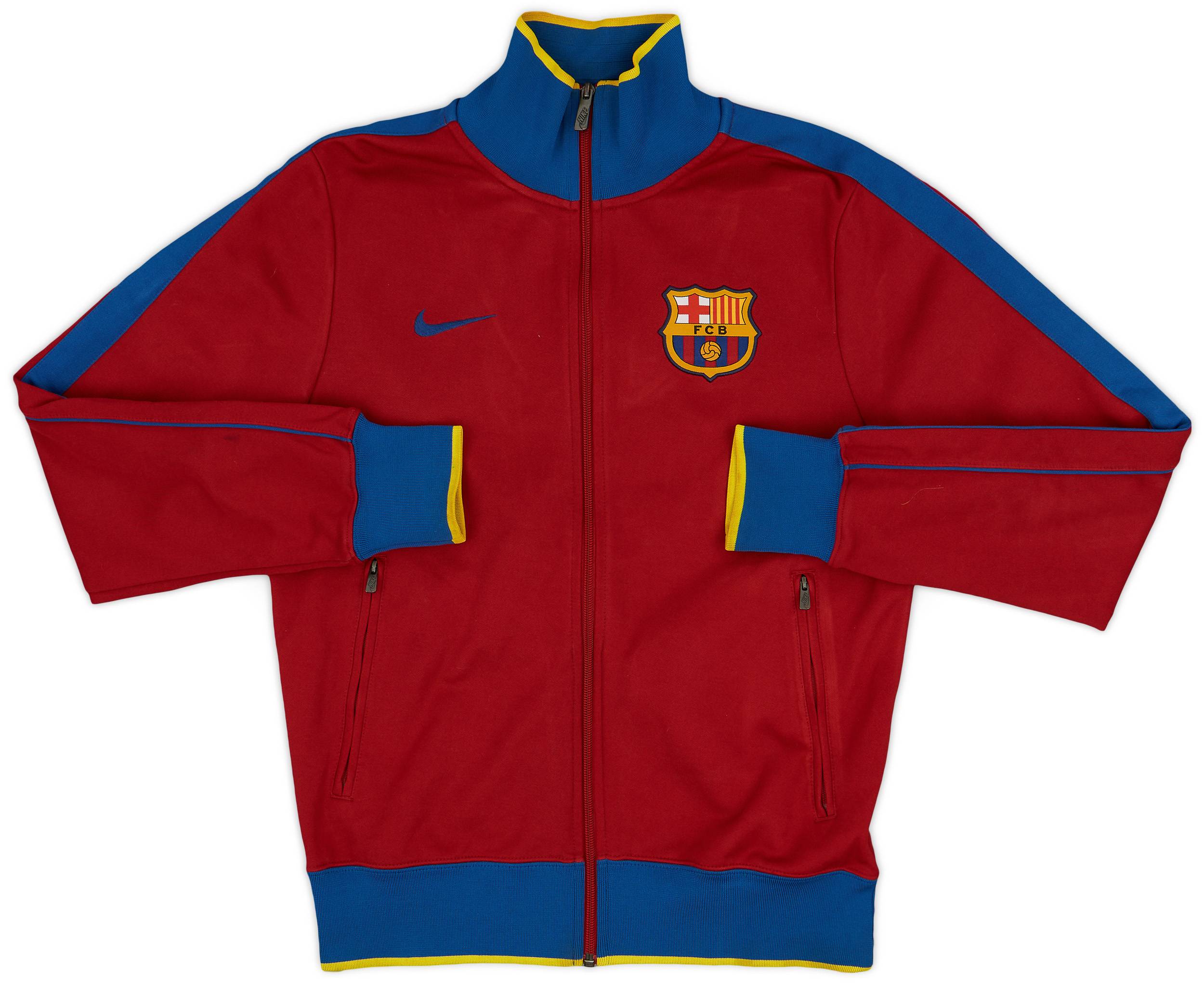 2010-11 Barcelona Nike N98 Track Jacket - 7/10 - (S)