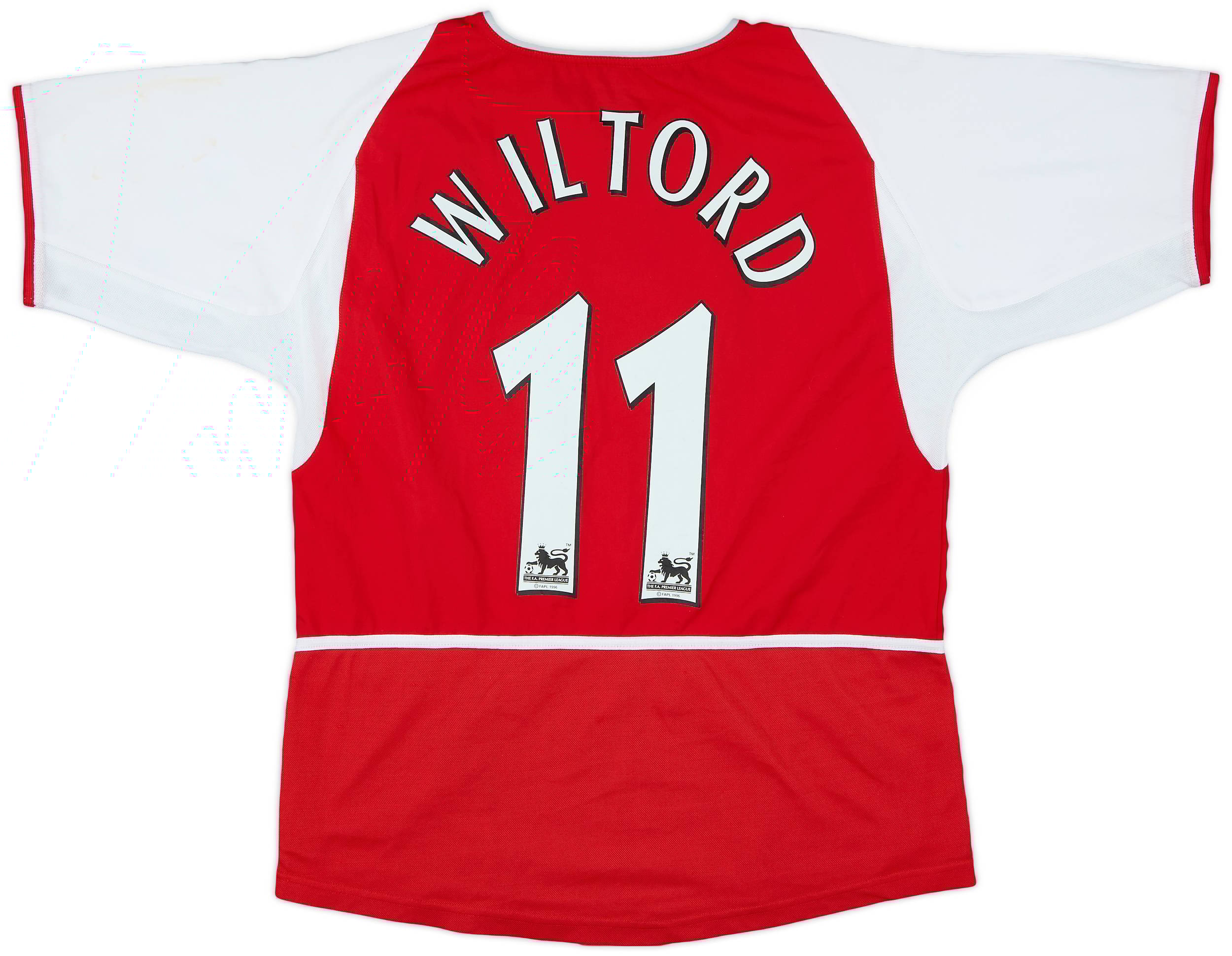 2002-04 Arsenal Home Shirt Wiltord #11 - 5/10 - (XL.Boys)
