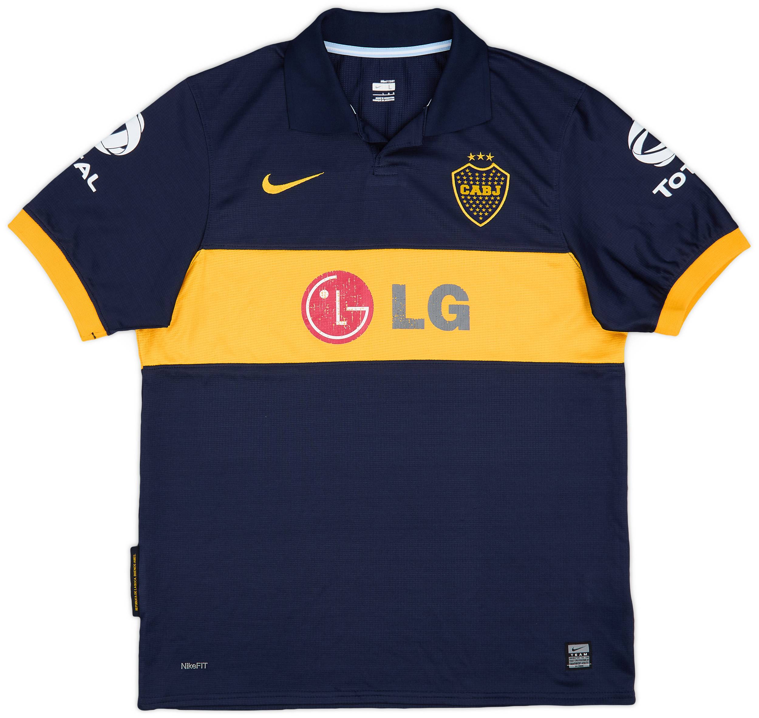 ナイキ ボカジュニアーズ 2009 ホーム 2009-10 Boca Juniors Home Shirt - 6/10 - (L)