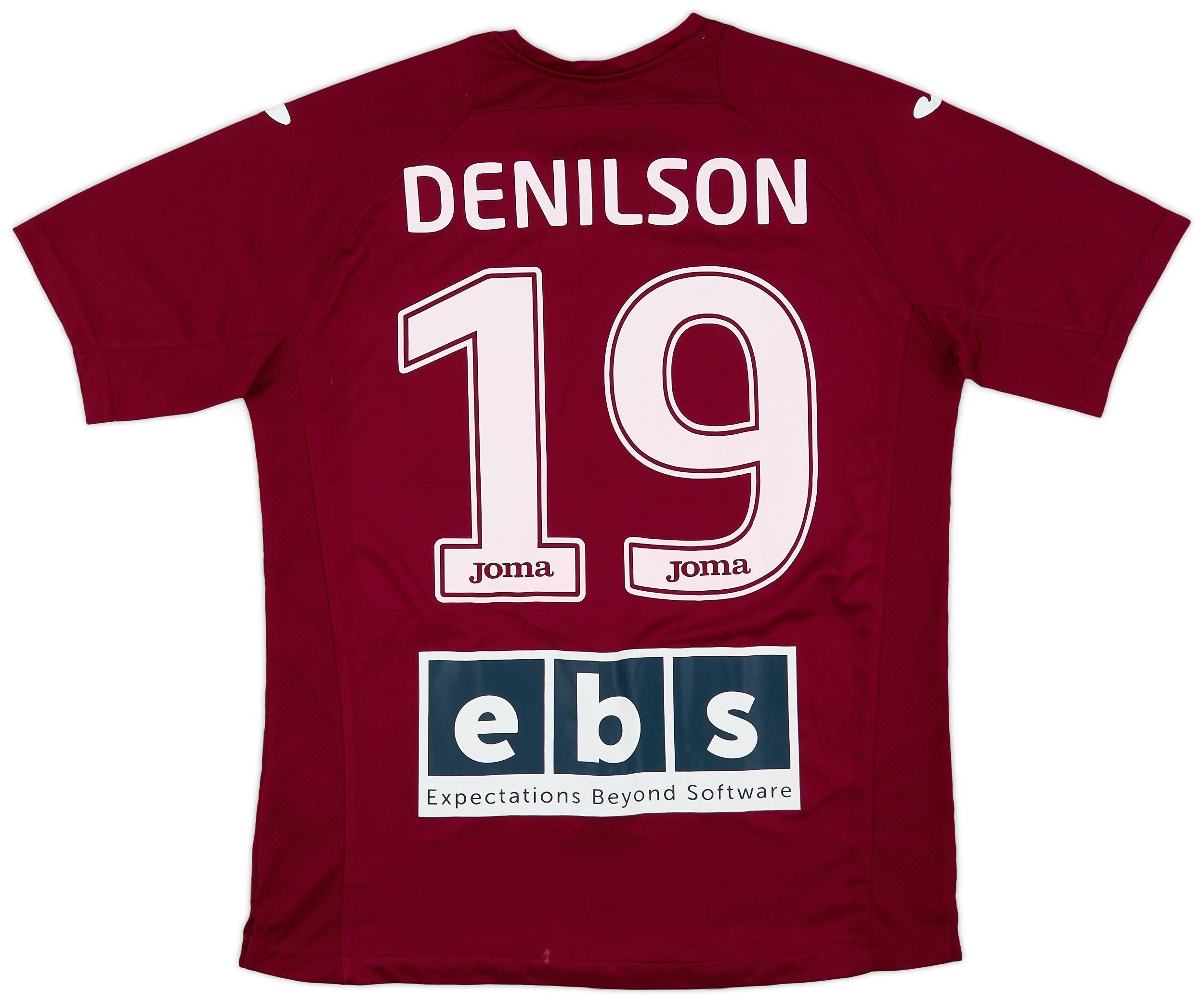 2013-14 Cluj Home Shirt Denilson #19 - 8/10 - (M)