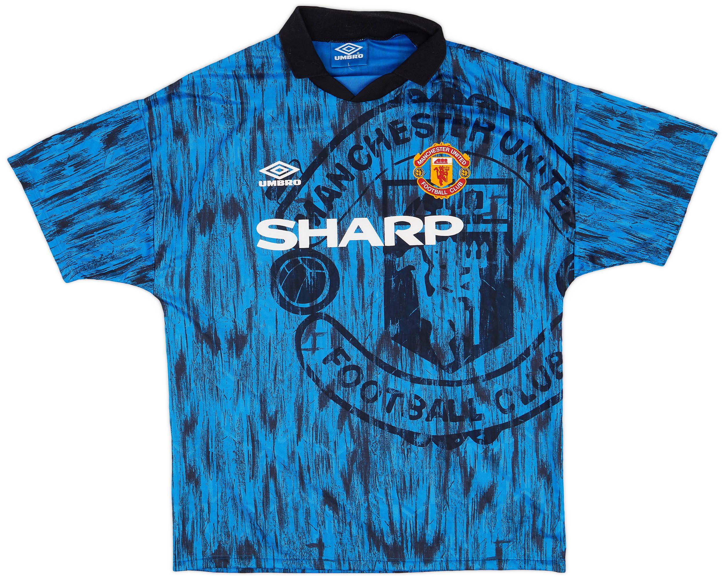 1992-93 Manchester United Away Shirt - 9/10 - (L)