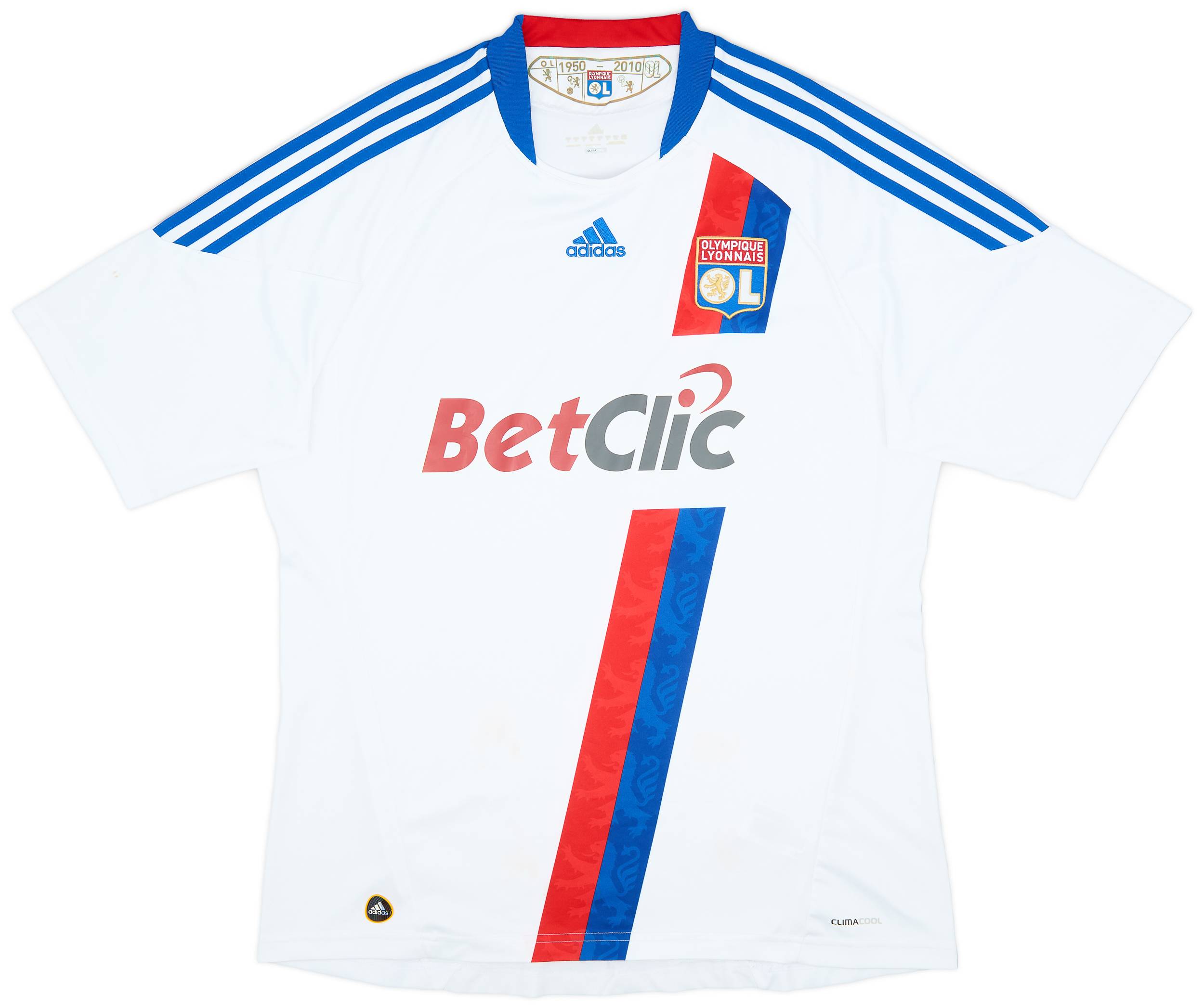2010-11 Lyon Home Shirt - 7/10 - (XL)