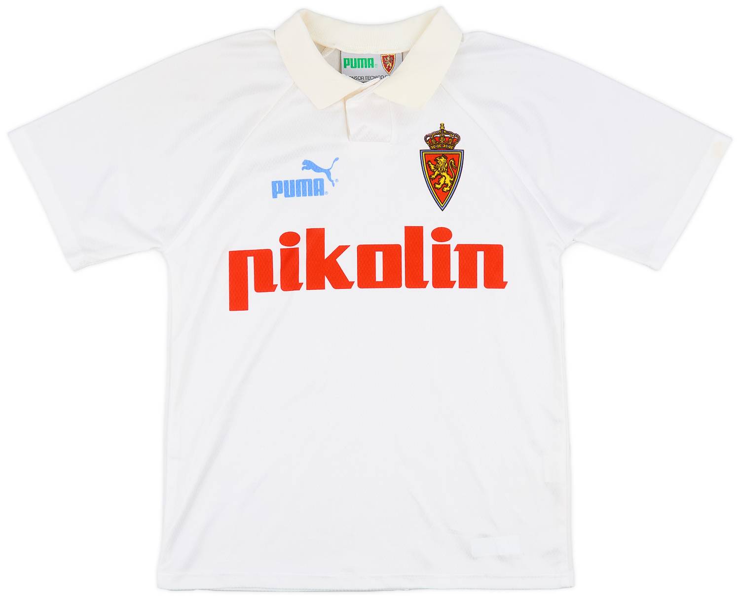 1994 95 Real Zaragoza Basic Home Shirt 9 10 S
