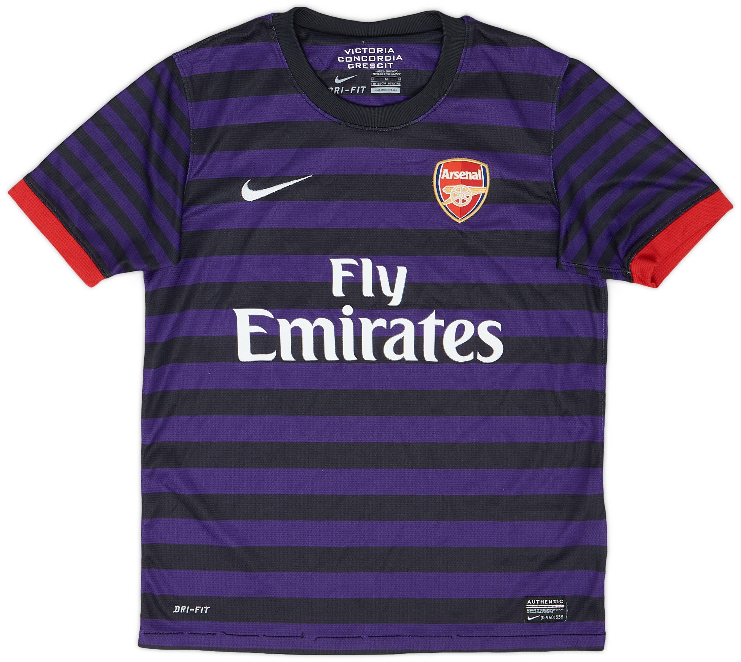 2012 13 Arsenal Away Shirt 8 10 M.Boys