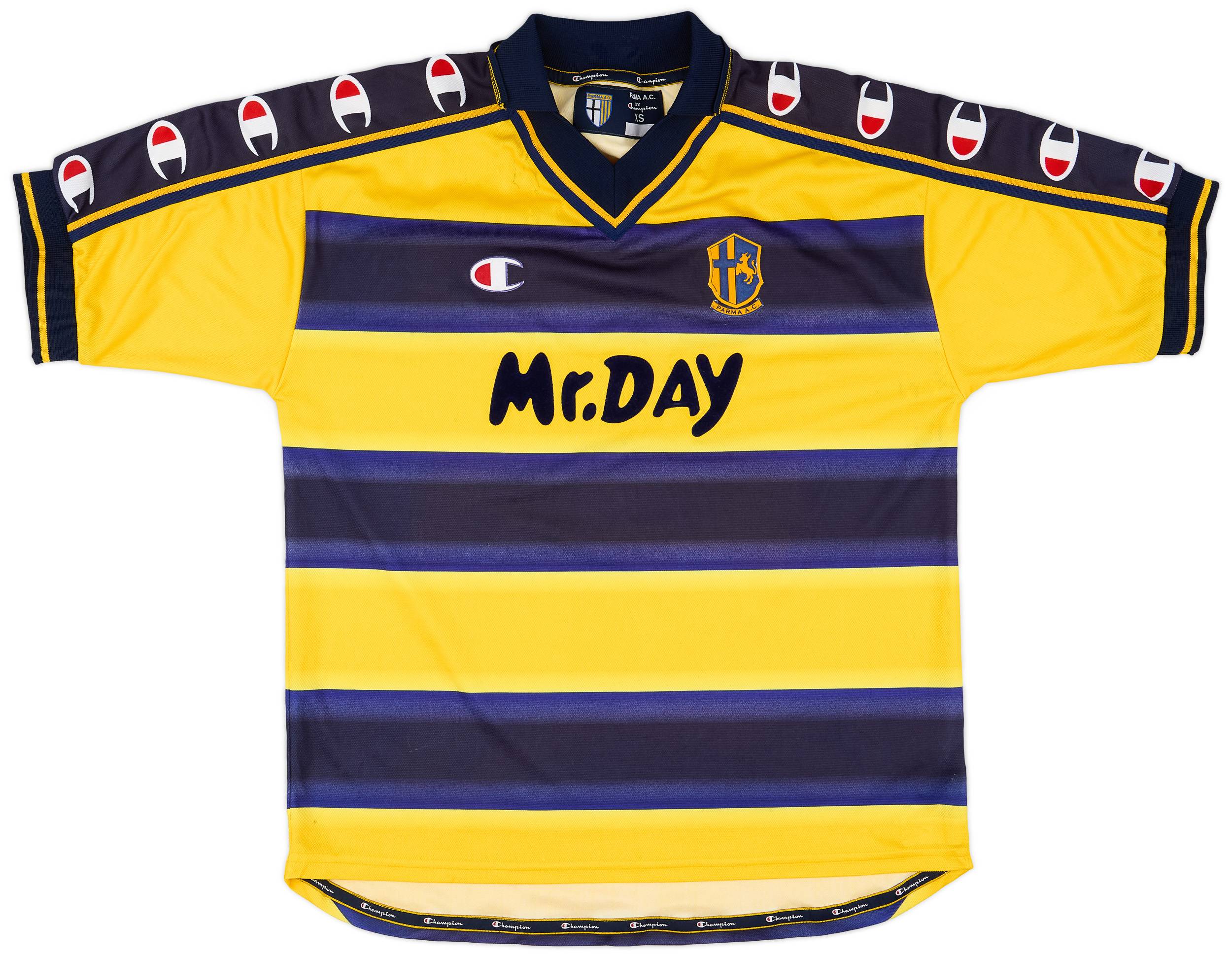 2000 01 Parma Home Shirt 3 6 10 XS