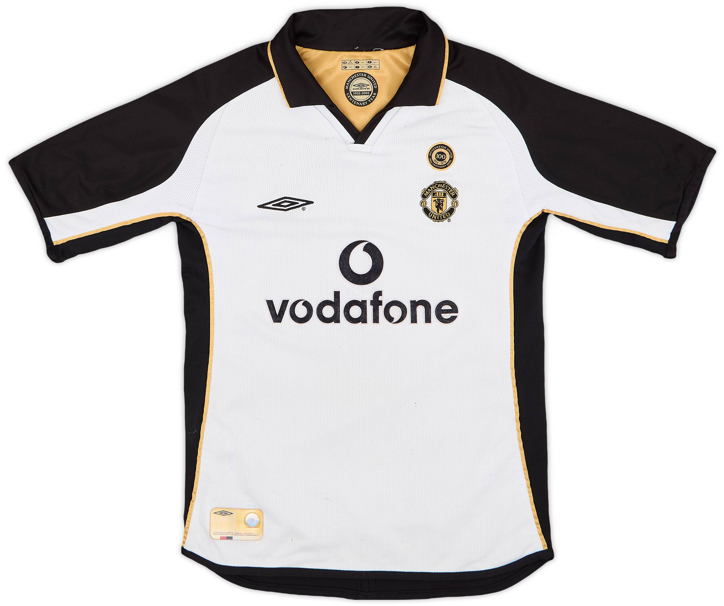 2001-02 Manchester United Centenary Away/Third Shirt - 4/10 - (S.Boys)