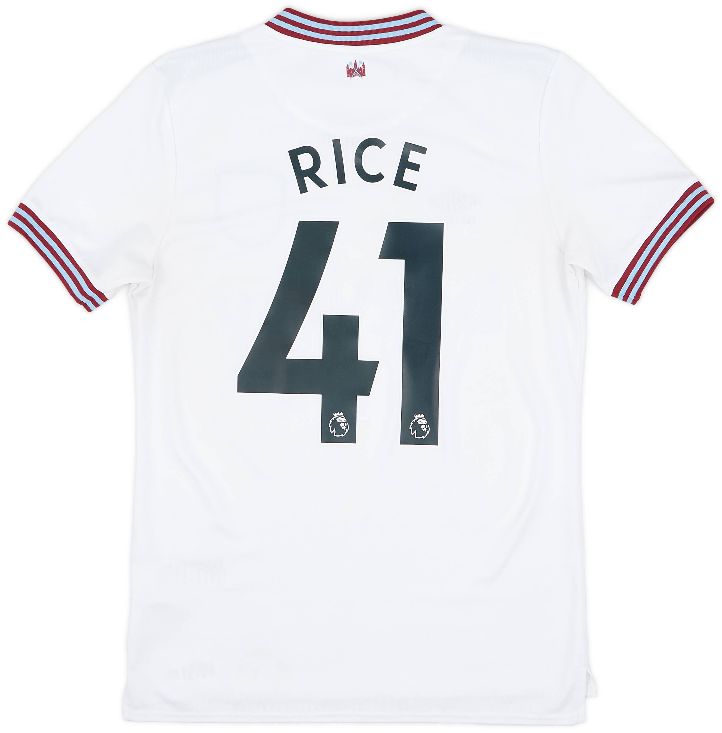 2019-20 West Ham Away Shirt Rice #41 - 8/10 - (S)