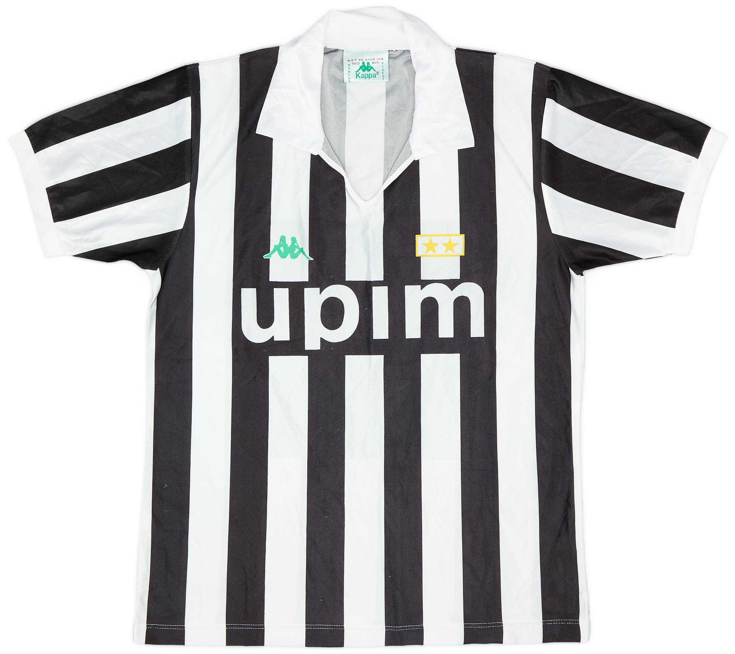 1991-92 Juventus Basic Home Shirt - 9/10 - (M)