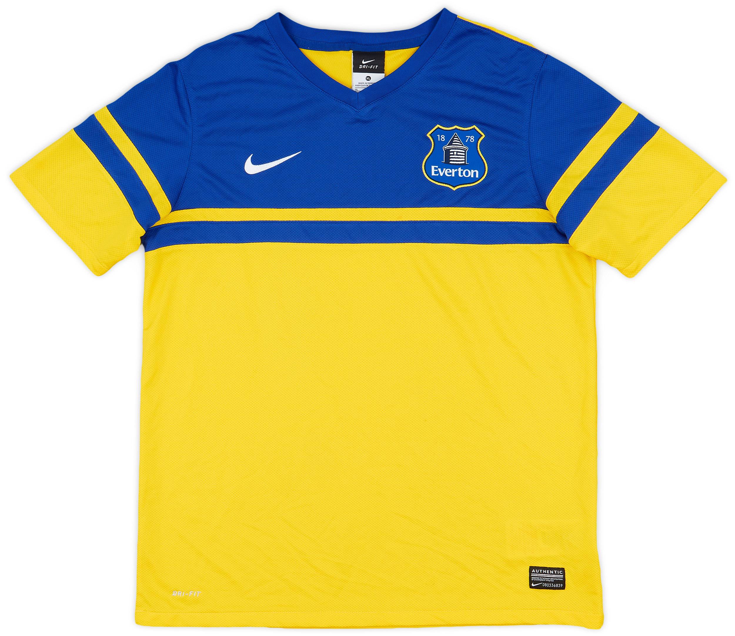 2013-14 Everton Away Shirt - 8/10 - (XL.Boys)