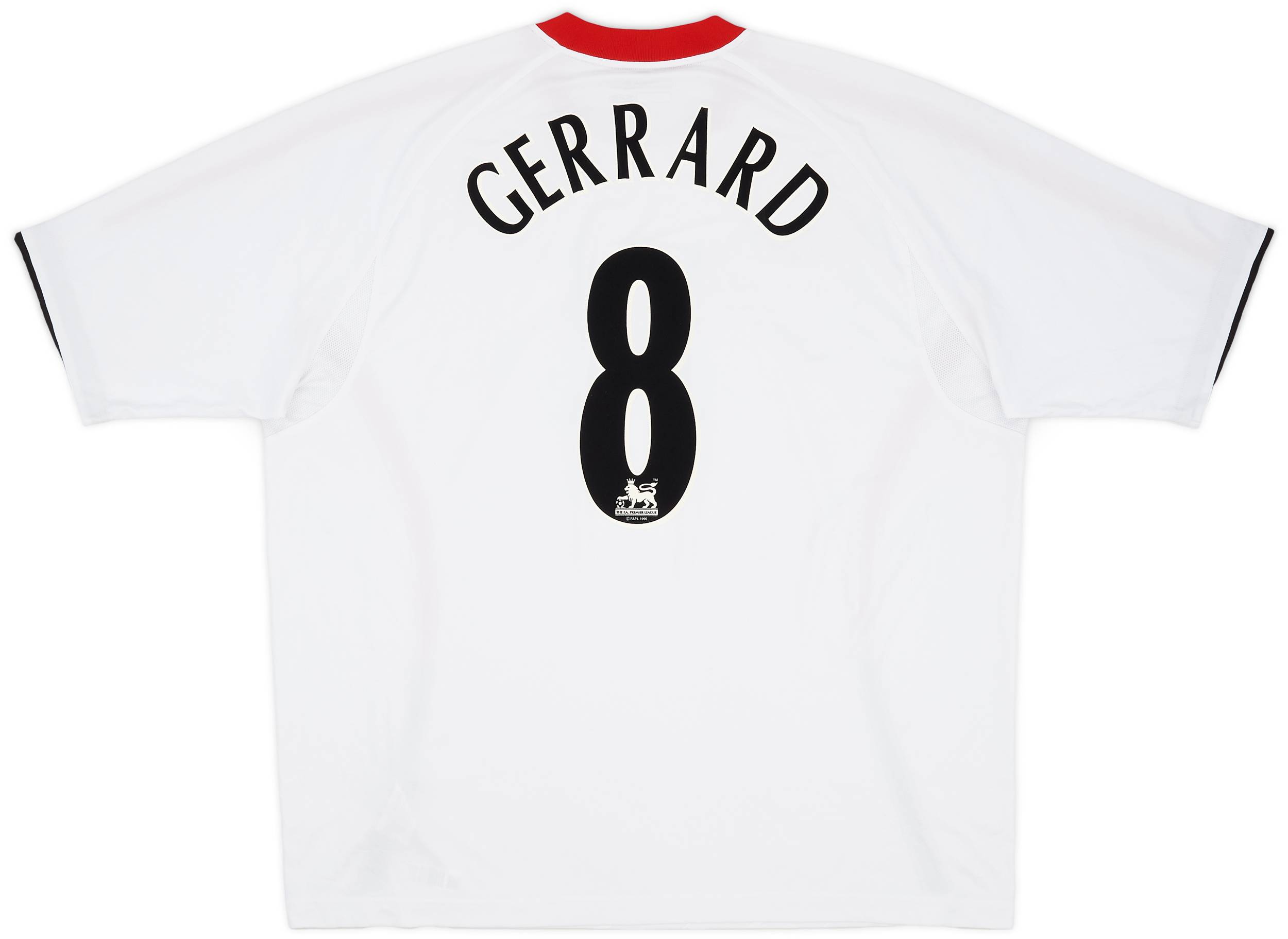 2005-06 Liverpool Away Shirt Gerrard #8 - 9/10 - (XXL)