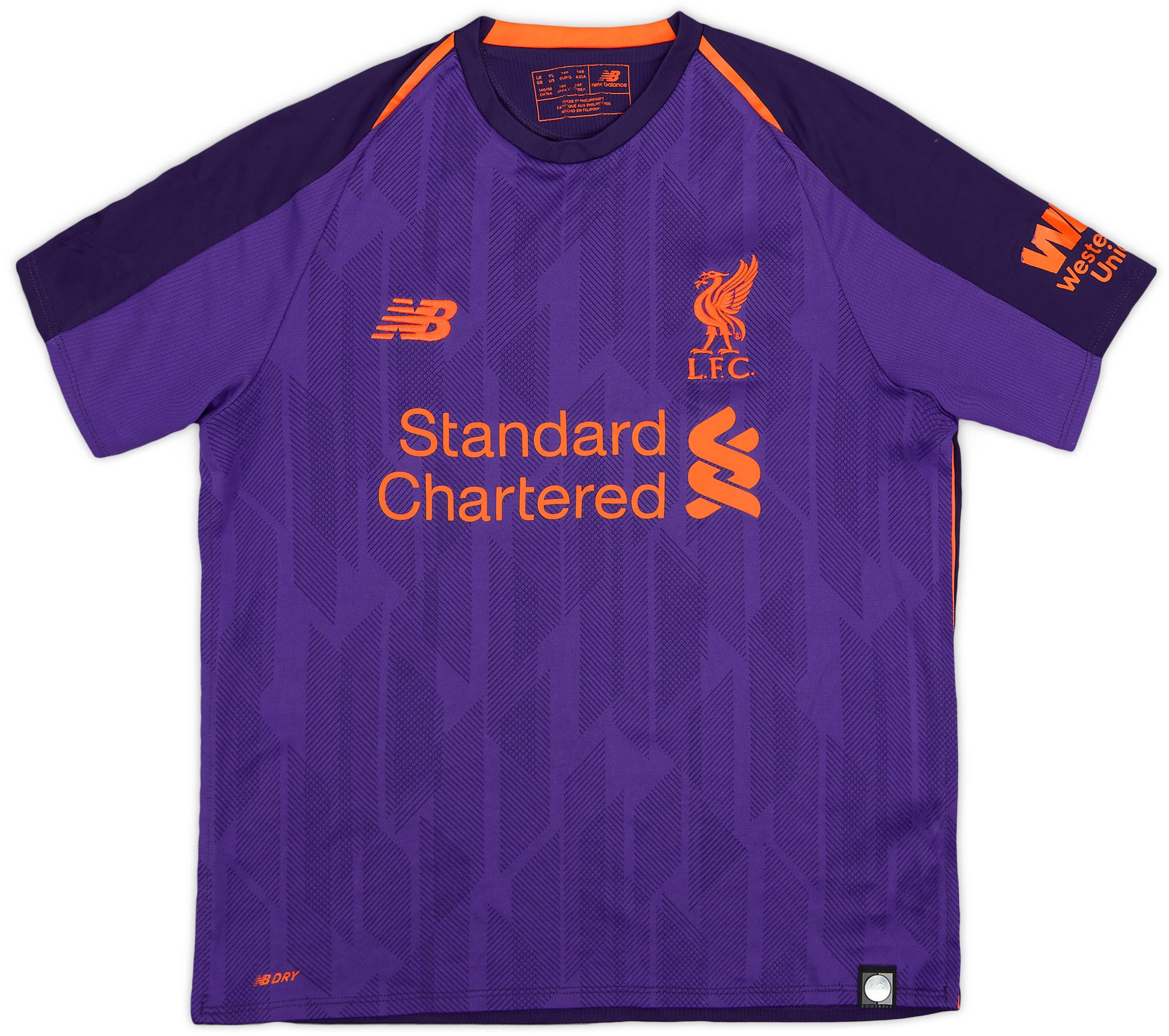 2018-19 Liverpool Away Shirt - 6/10 - (L.Boys)