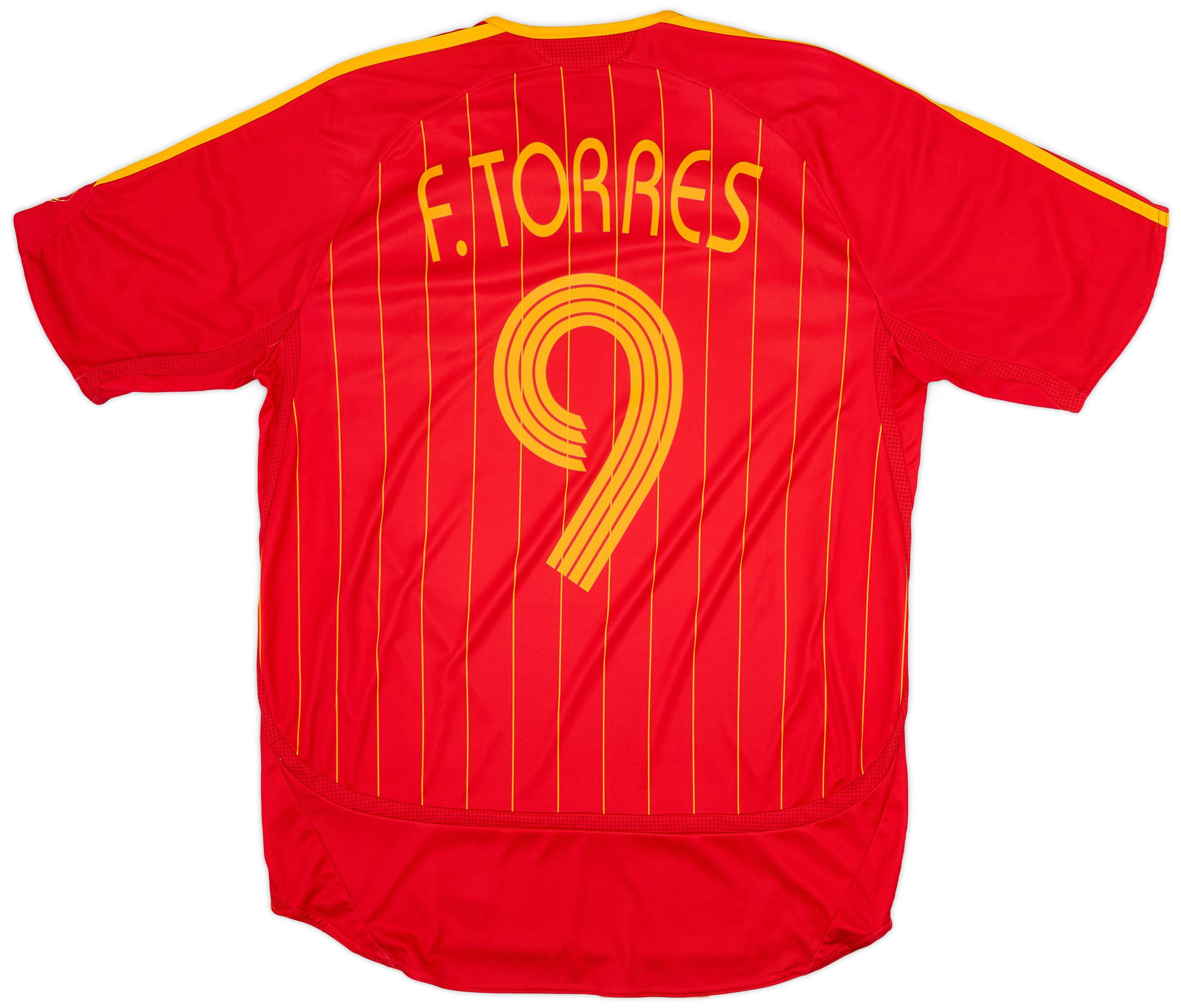 2006-08 Spain Home Shirt F.Torres #9 - 6/10 - (M)
