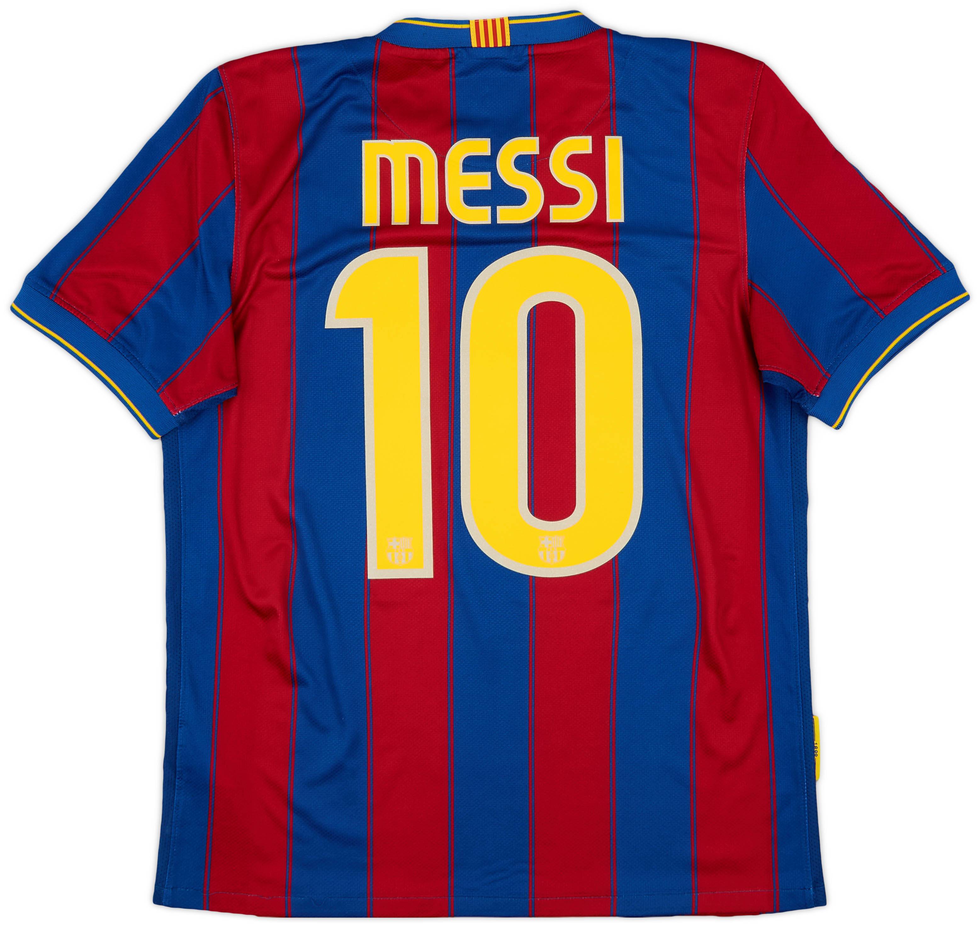 2009-10 Barcelona Home Shirt Messi #10 - 7/10 - (S)