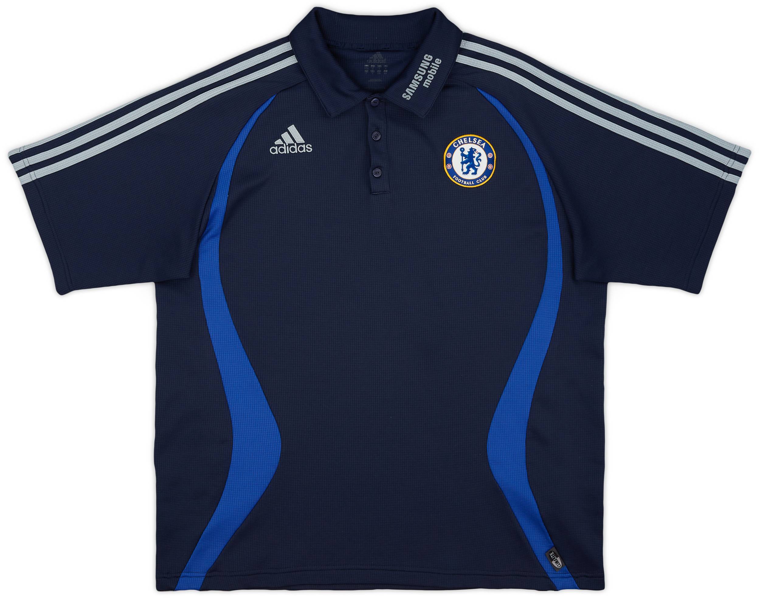 2006-07 Chelsea adidas Polo Shirt - 8/10 - (XL)