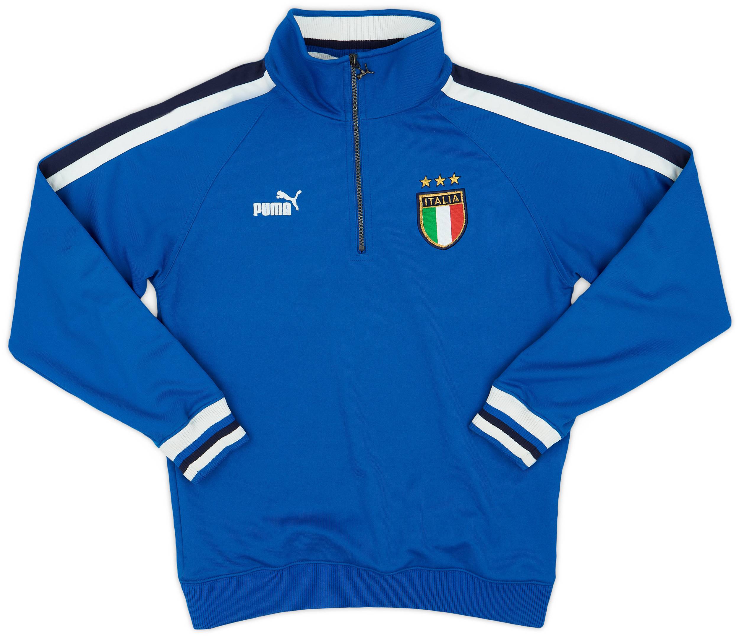 2003-04 Italy Puma 1/4 Zip Track Jacket - 9/10 - (S)