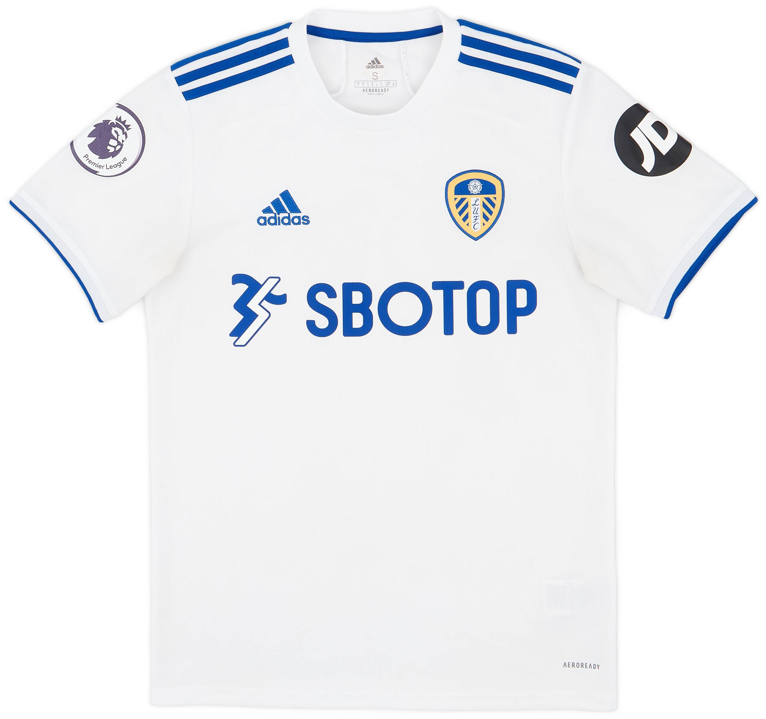 2020-21 Leeds United Home Shirt - 9/10 - (S)