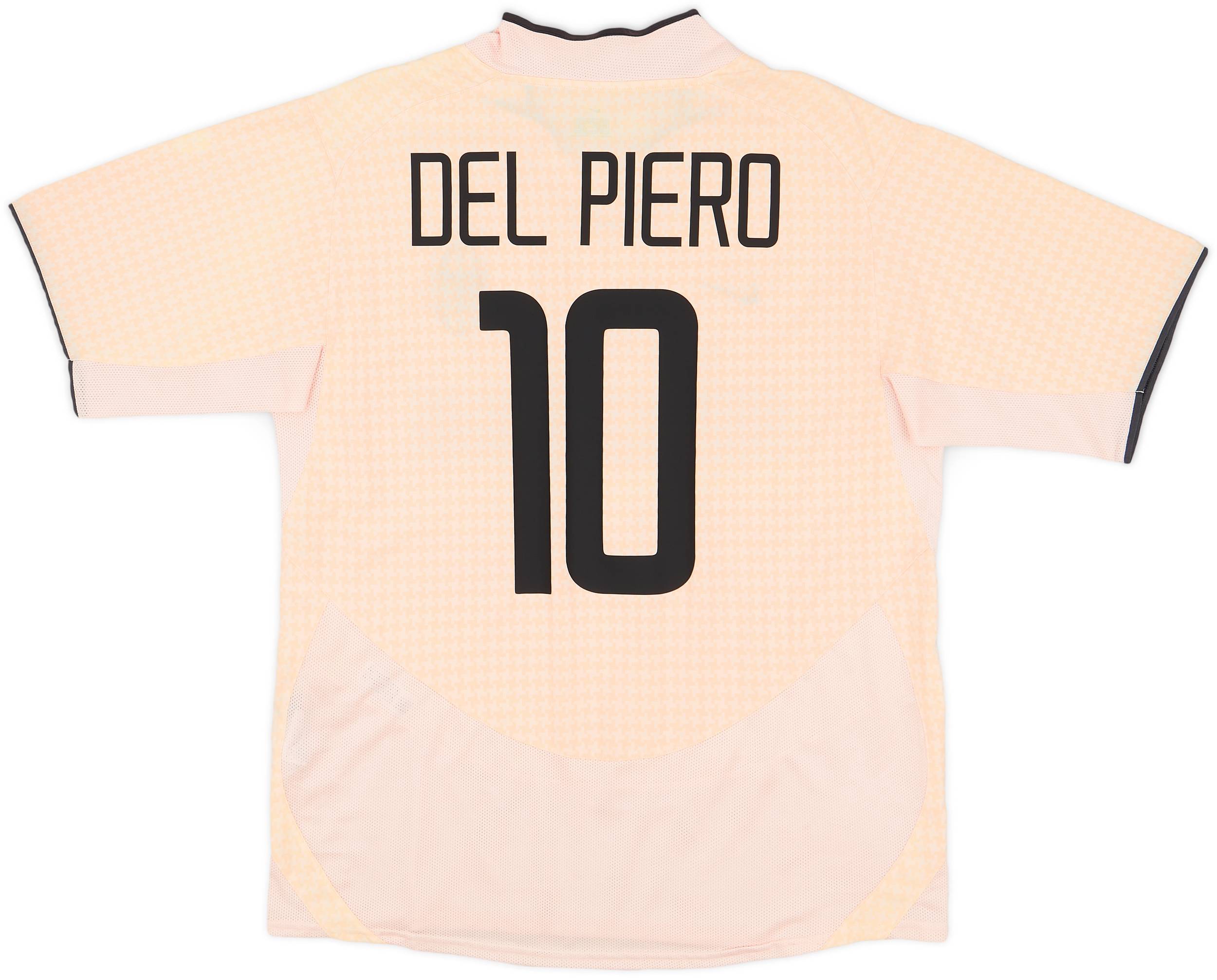 2003-04 Juventus Away Shirt Del Piero #10 - 7/10 - (L)