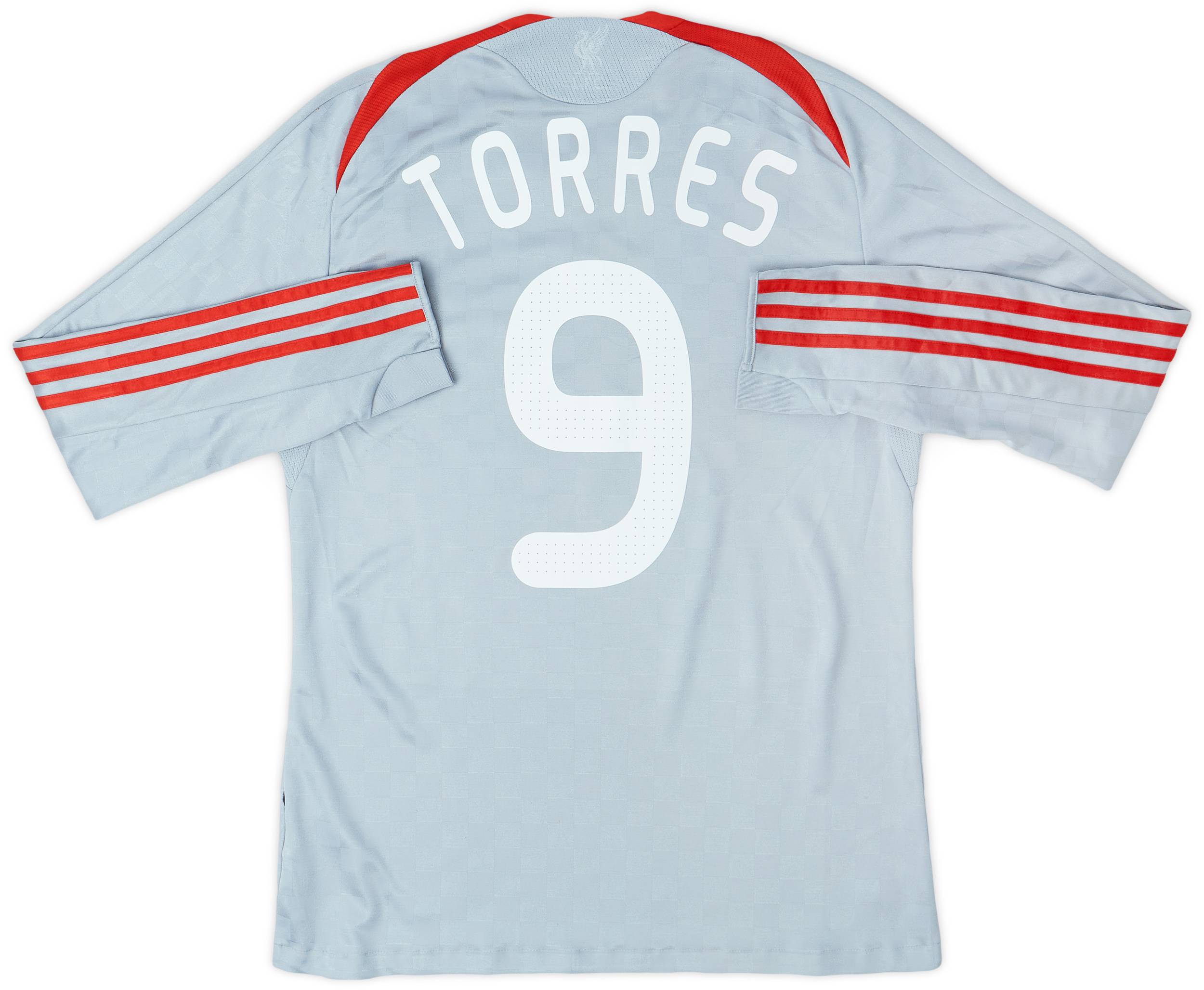 ウェア 09-10 Liverpool AWAY No.9 TORRES 2009-10 Liverpool Away Shirt Torres #9 - 7/10 - (L)