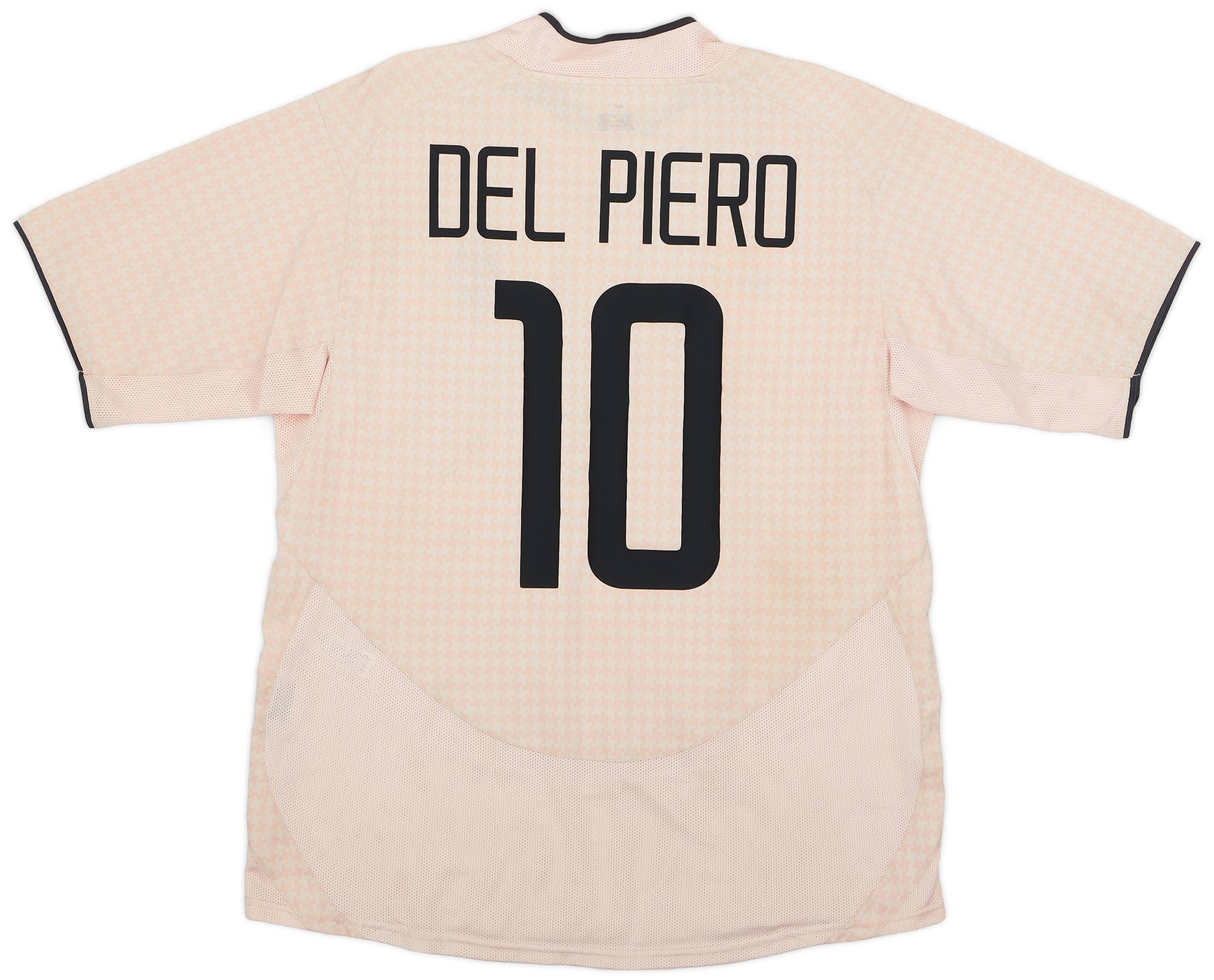 2003-04 Juventus Away Shirt Del Piero #10 - 6/10 - (L)