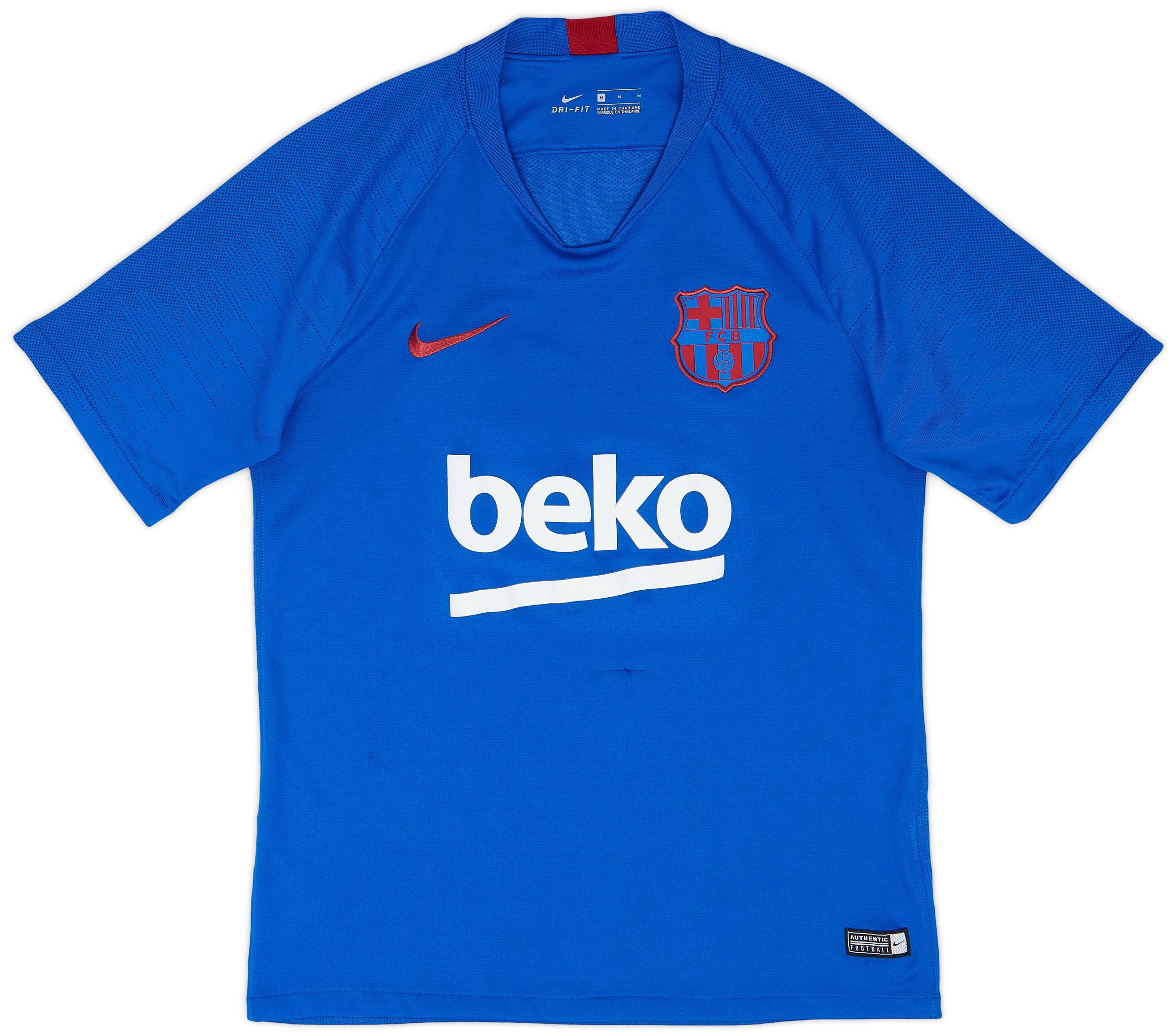 2019-20 Barcelona Nike Training Shirt - 9/10 - (M)