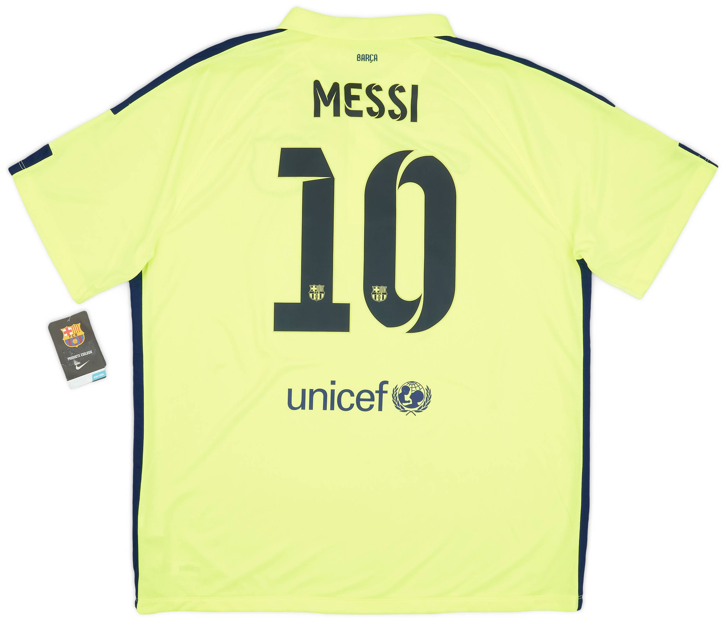 2014-15 Barcelona Third Shirt Messi #10 (XXL)