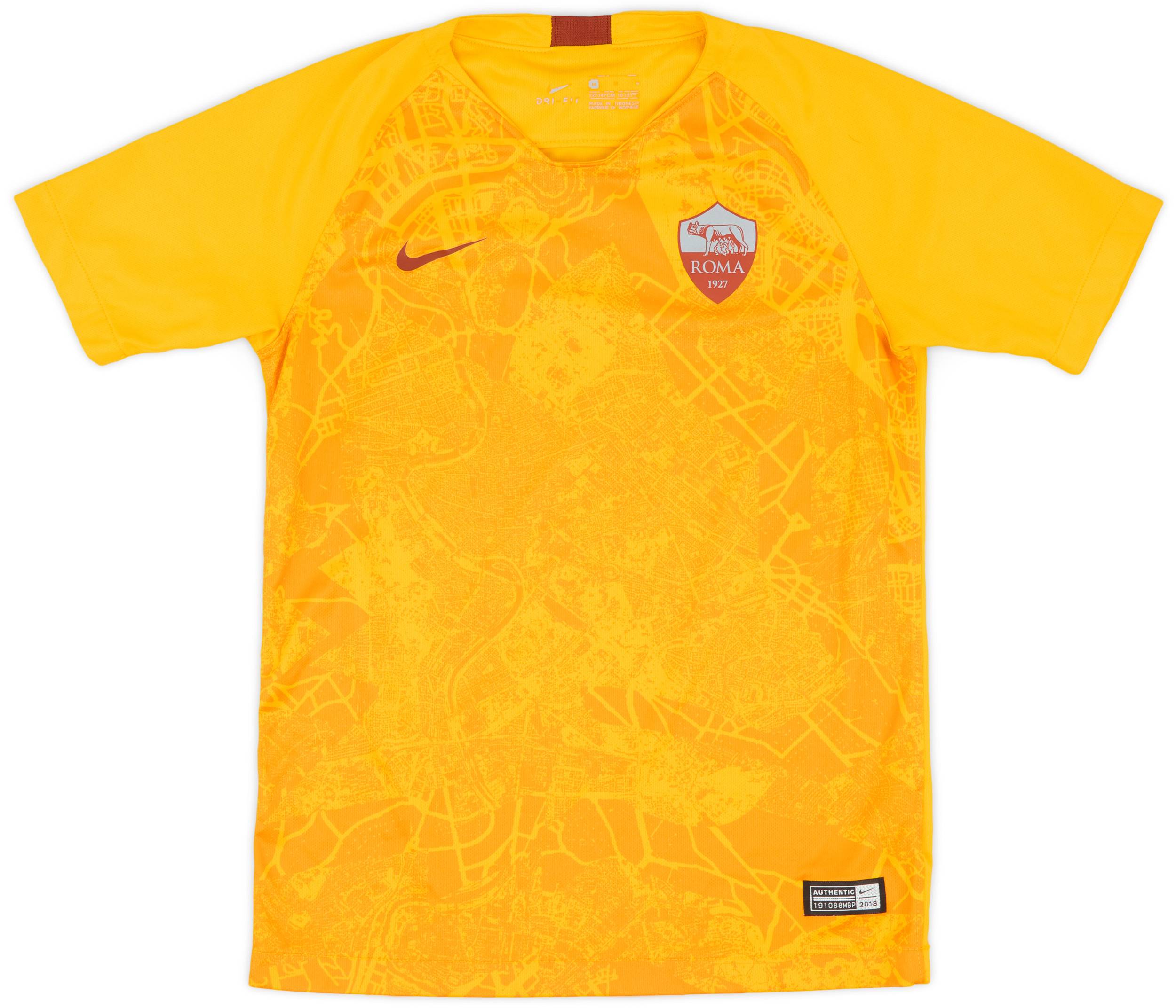 2018-19 Roma Third Shirt - 8/10 - (M.Boys)