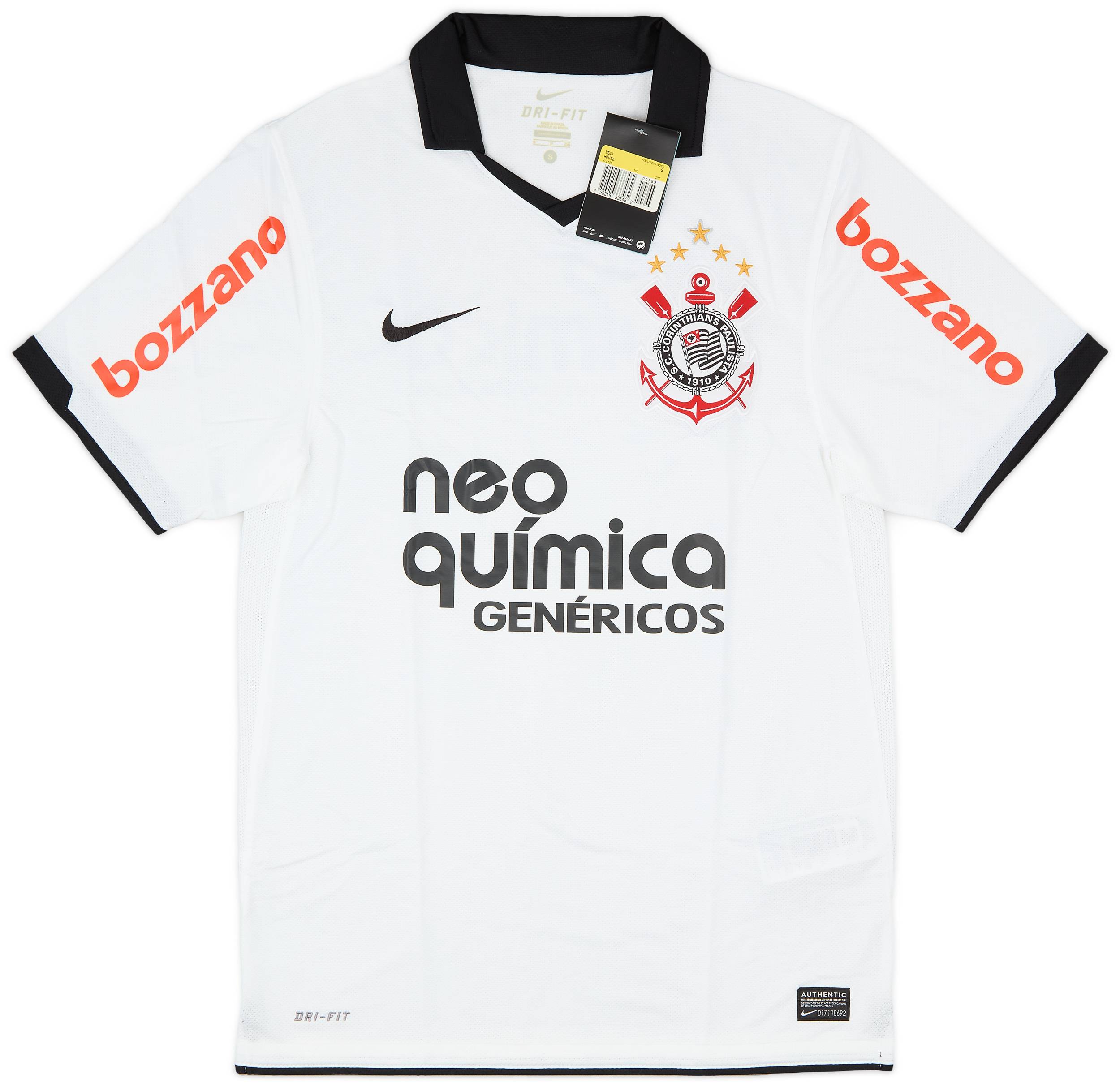 2011 Corinthians Home Shirt (S)