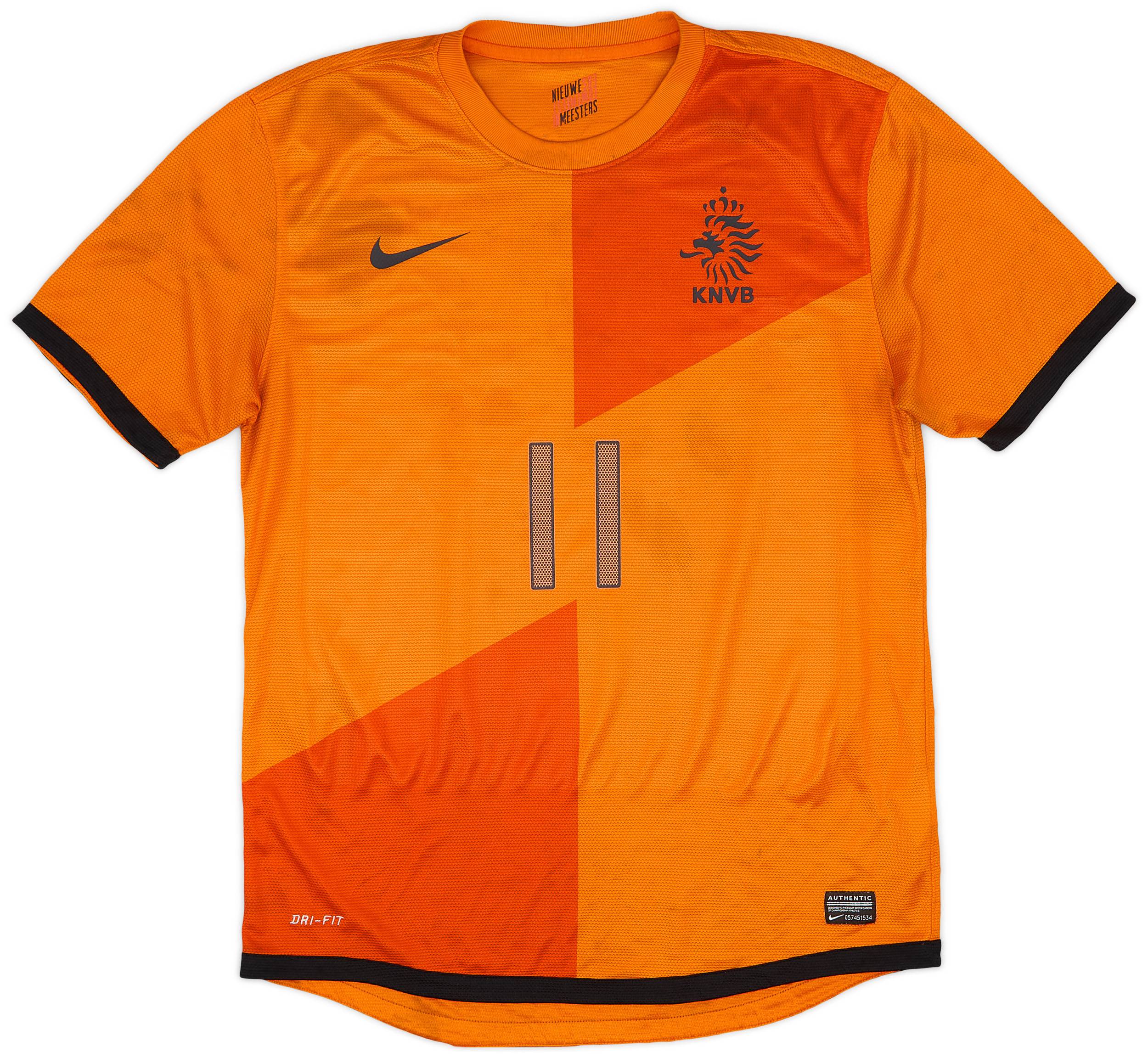 2008-10 Netherlands Home Shirt Robben #11