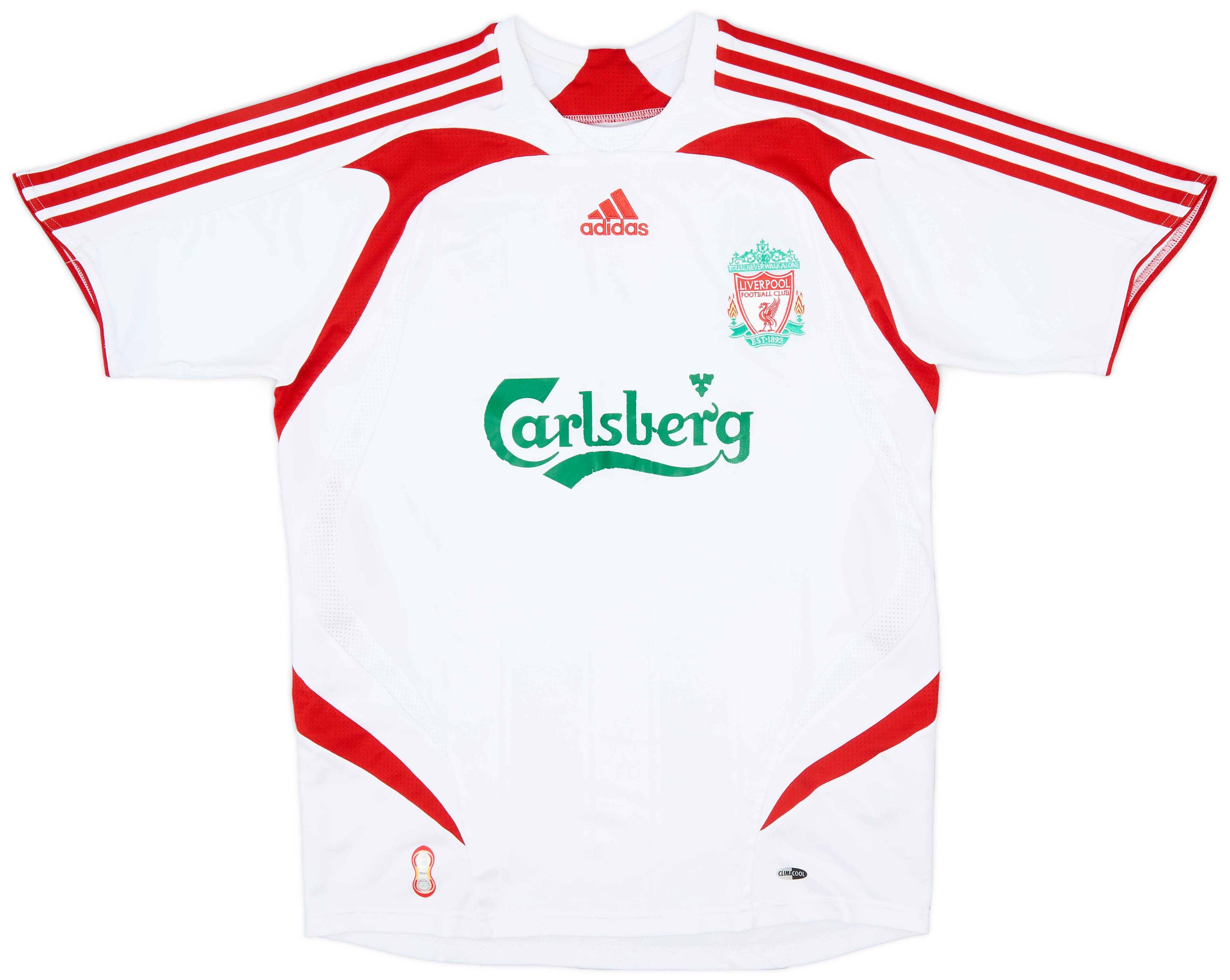 2007-08 Liverpool Away Shirt - 7/10 - (XL.Boys)