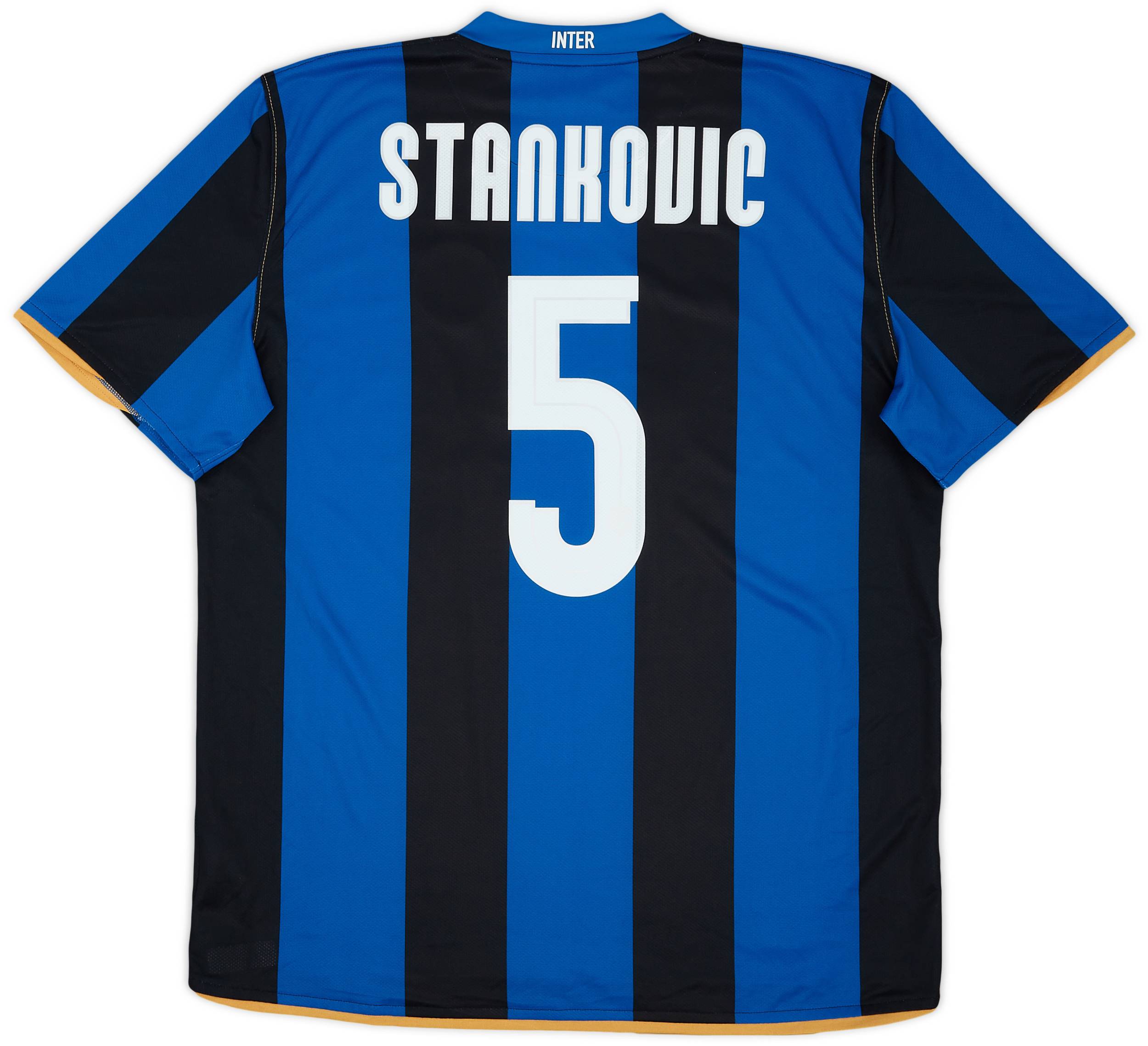 ファッション Stankovic Shirt Home Milan Inter 2008-09 #5 (XL) - 8/10 - ウェア