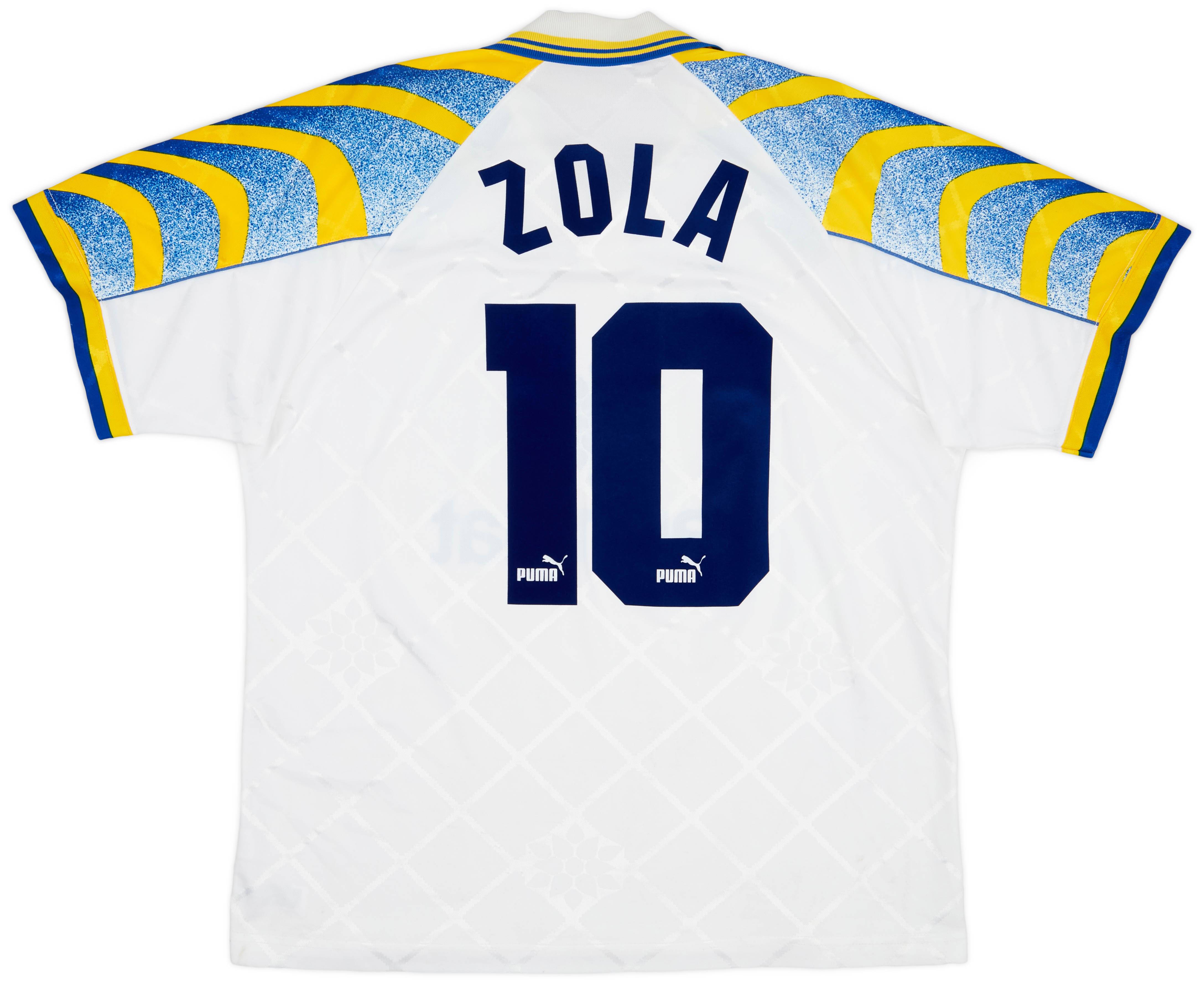 1995-97 Parma Home Shirt Zola #10 - 6/10 - (L)