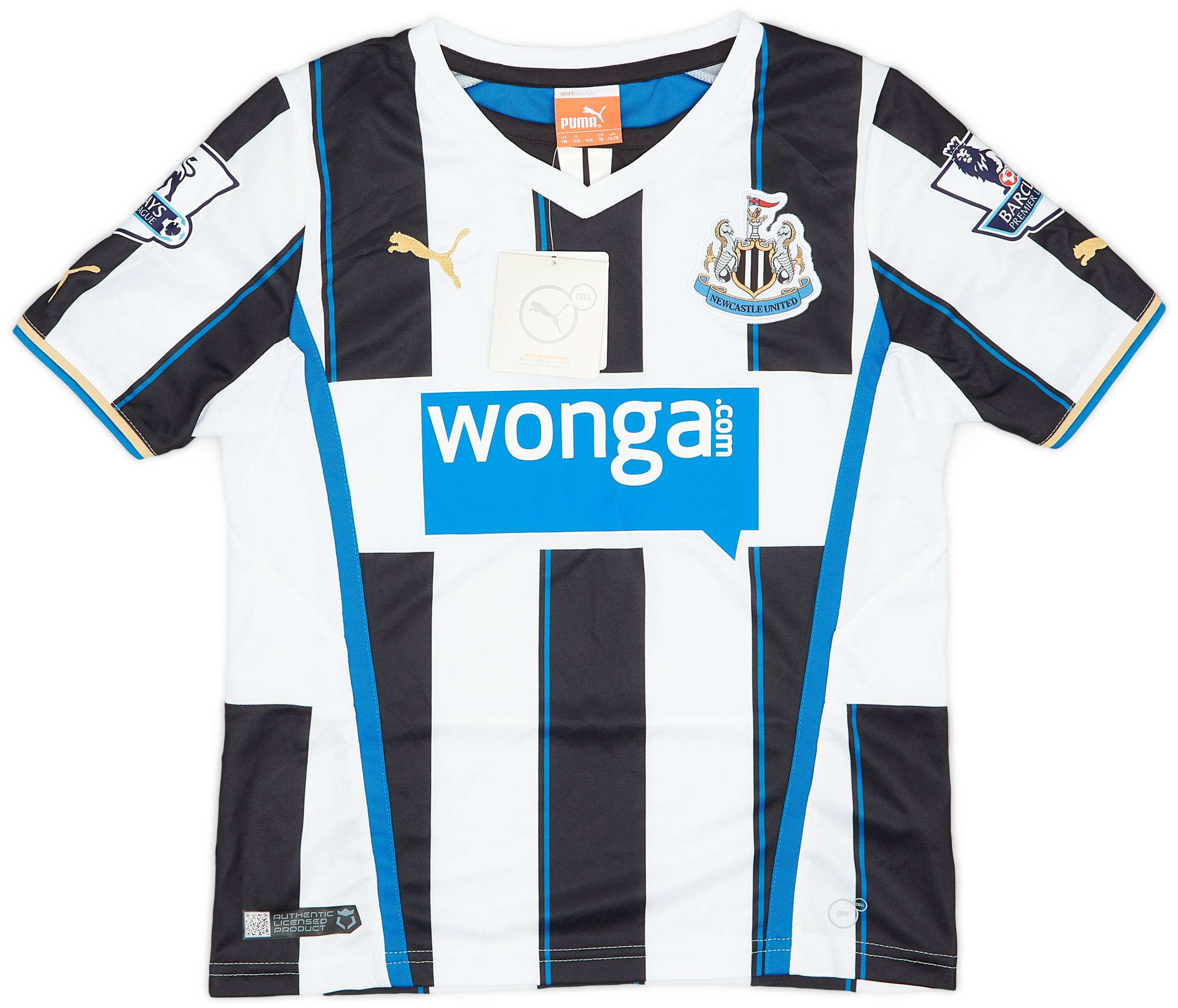 2013-14 Newcastle Home Shirt (M.Boys)